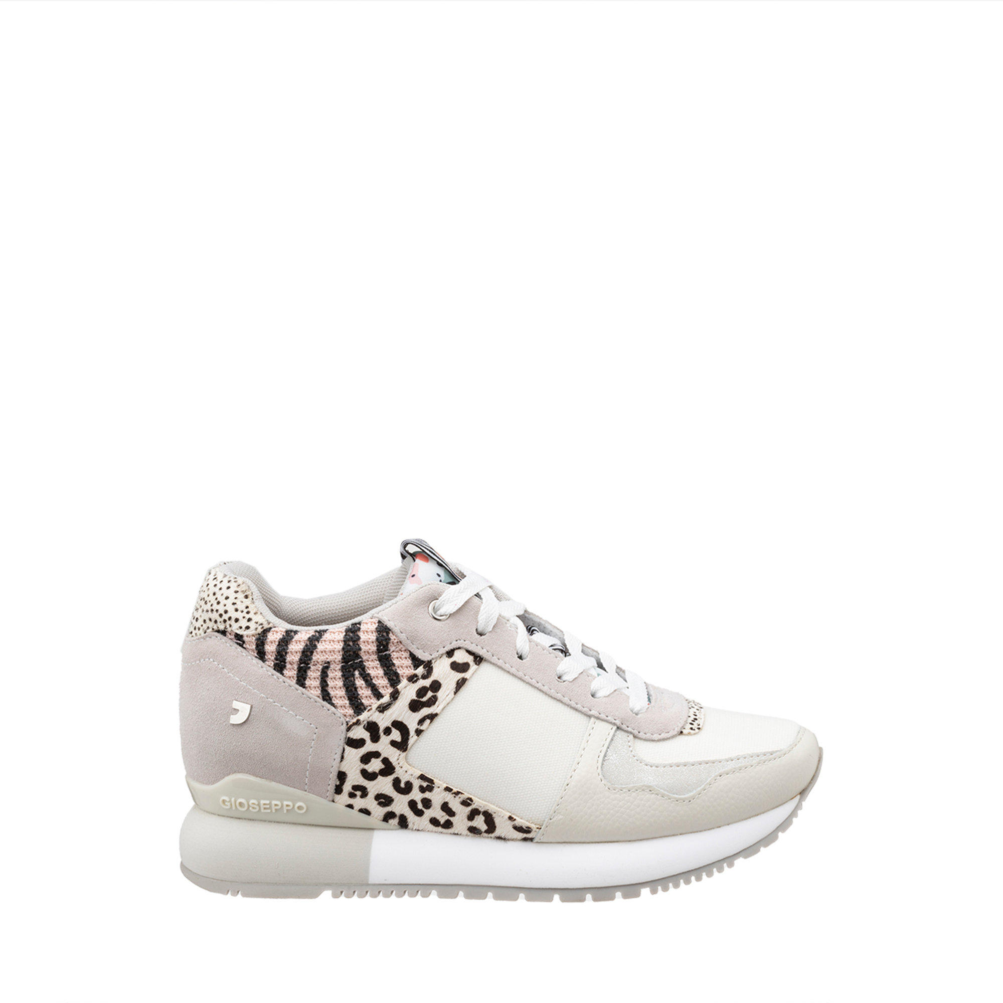 Sneakers con zeppa interna multi stampe Gioseppo vista0