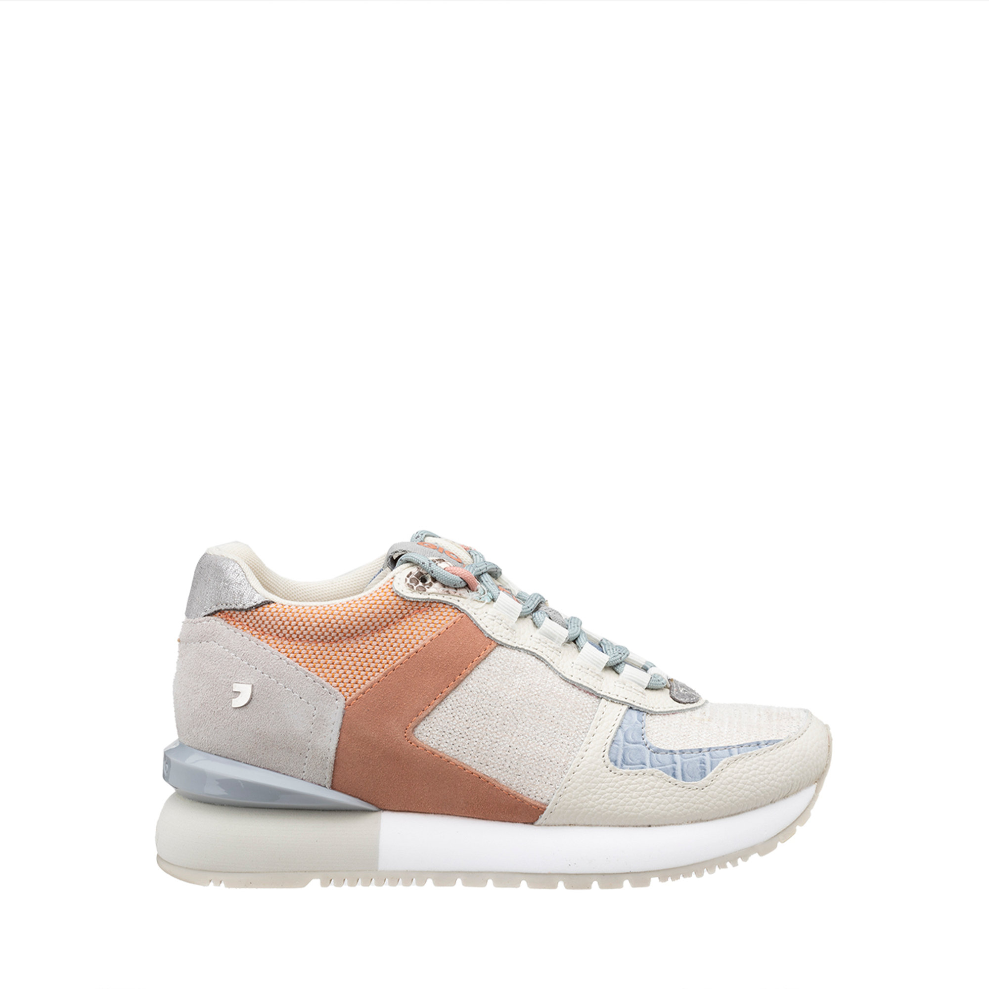 Sneakers con zeppa interna toni pastello Gioseppo vista0