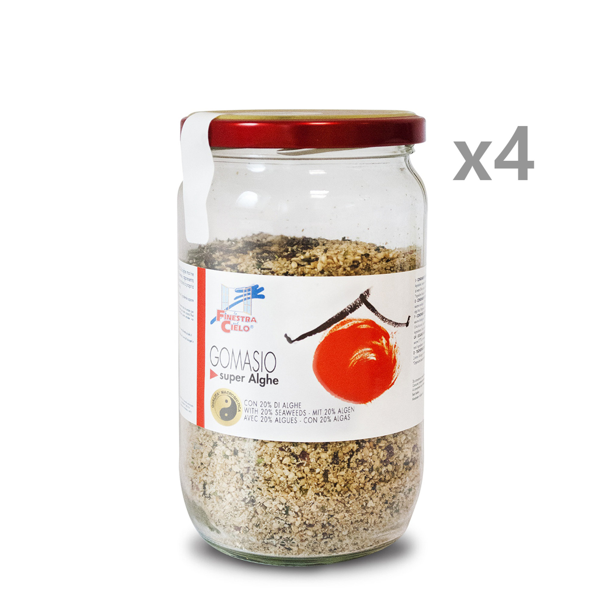 4 confezioni - Gomasio Super Alghe 280 gr La Finestra sul Cielo vista0