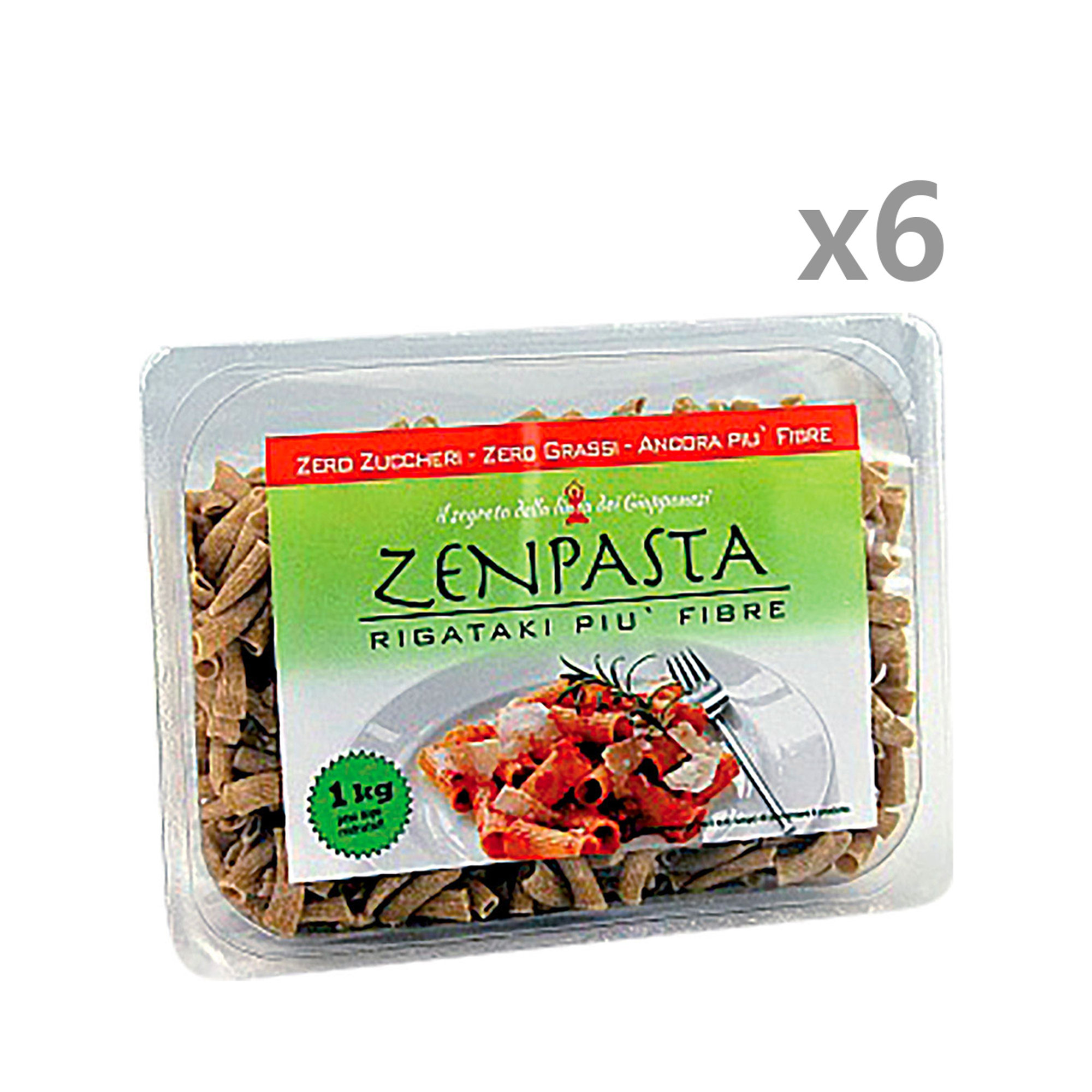 6 confezioni - Rigataki essiccati 300 gr Zenpasta vista0
