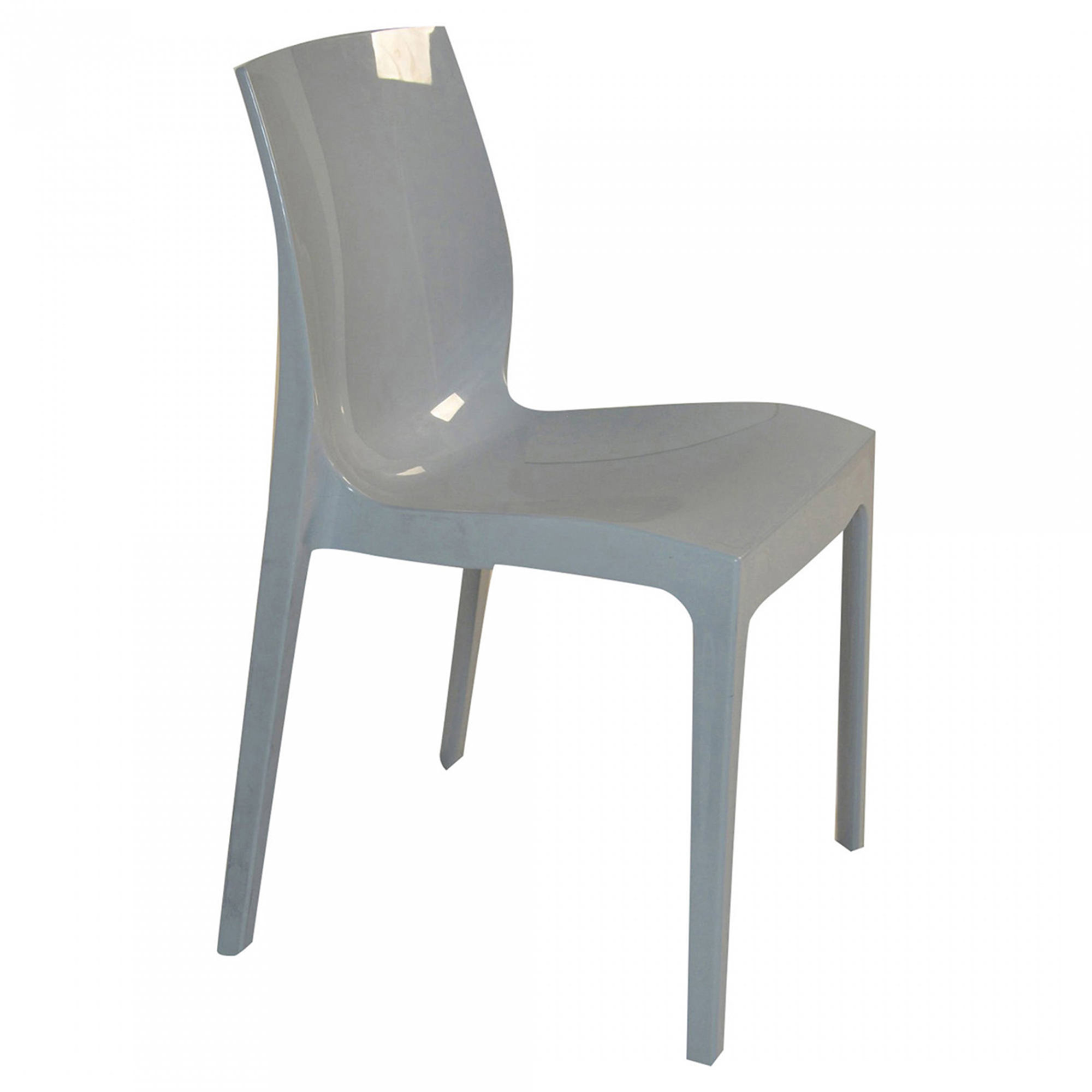 Set di 2 sedie grigio perla Saldi invernali vista1