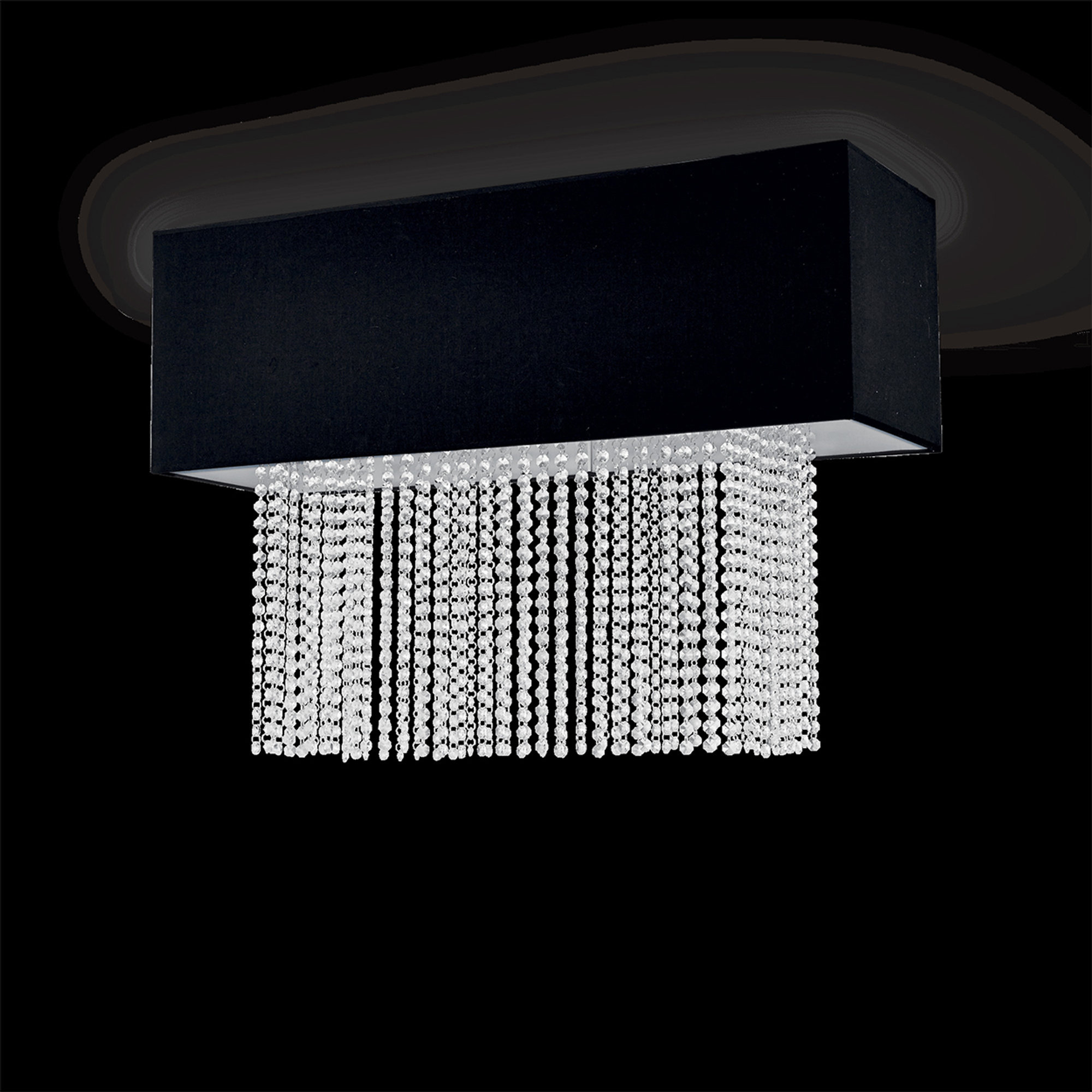 Lampada da soffitto, nero Saldi invernali vista0