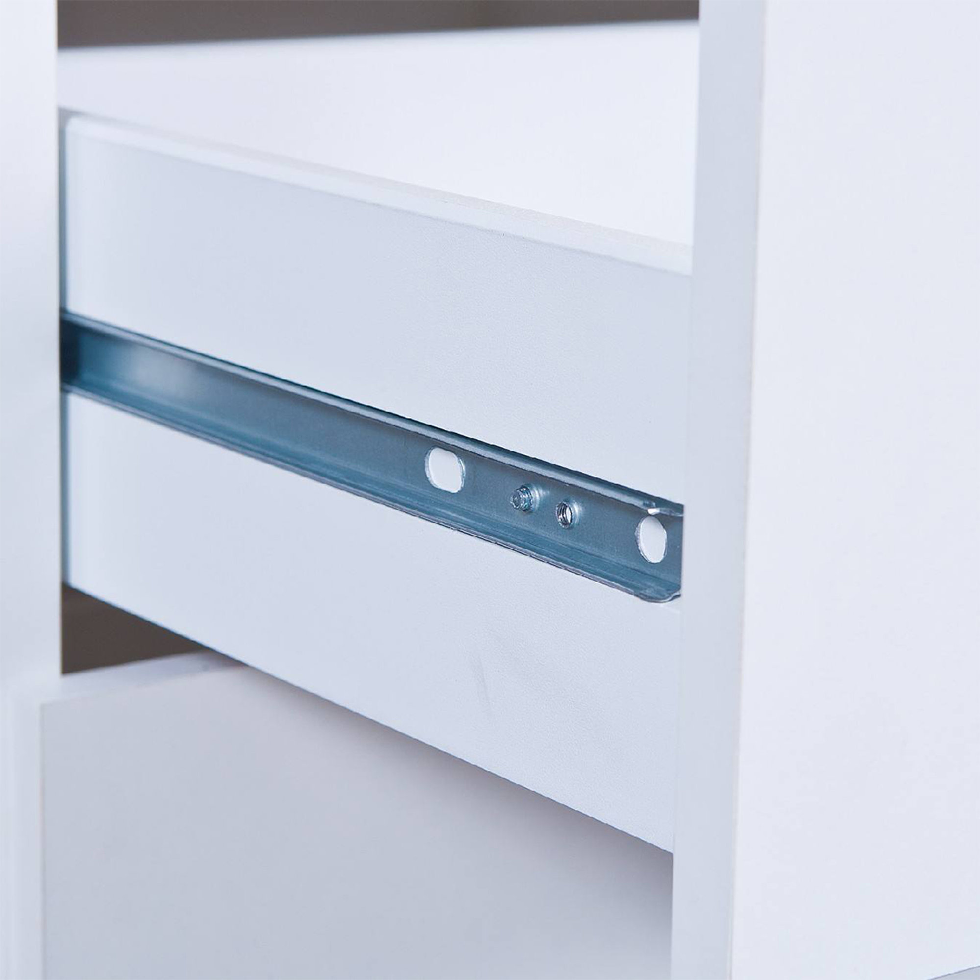 Cassettiera in laminato verniciato bianco Saldi invernali vista4