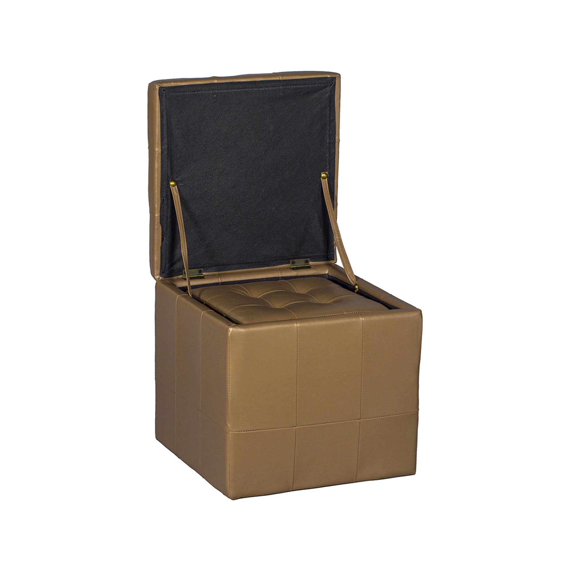 Pouf doppio peltex grigio tortora Saldi invernali vista4
