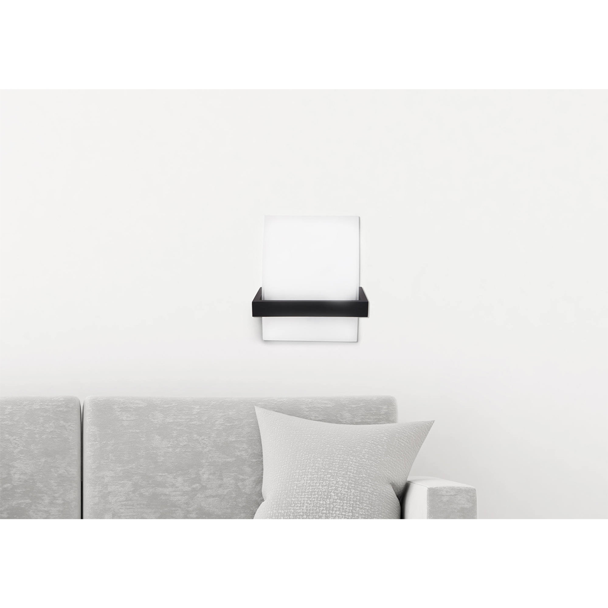 Lampada applique, bianco/nero Saldi invernali vista2