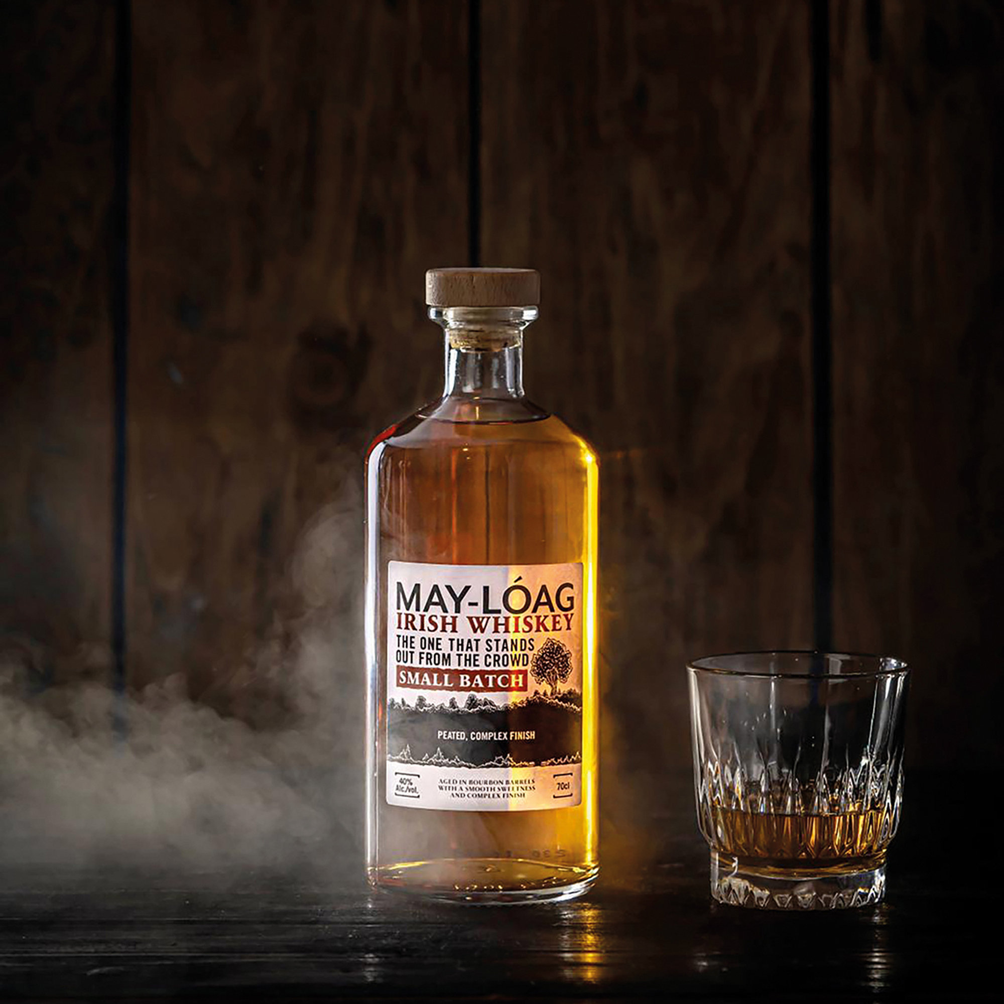 1 bottiglia - May-Lóag Peated Irish Whiskey 70 cl Lisboa Wine & Spirits vista1