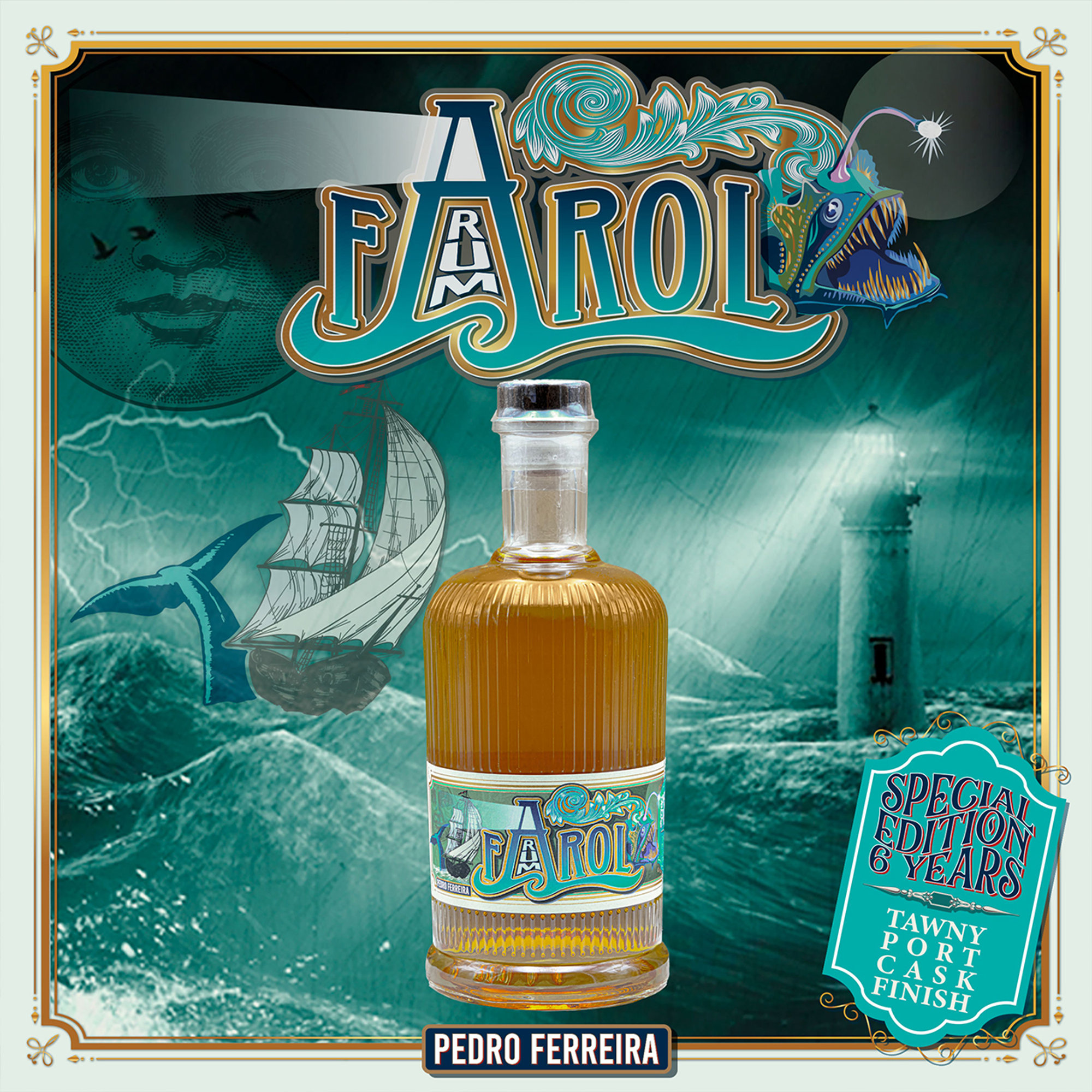 1 bouteille - Rhum Farol 6 ans Lisboa Wine & Spirits vista1