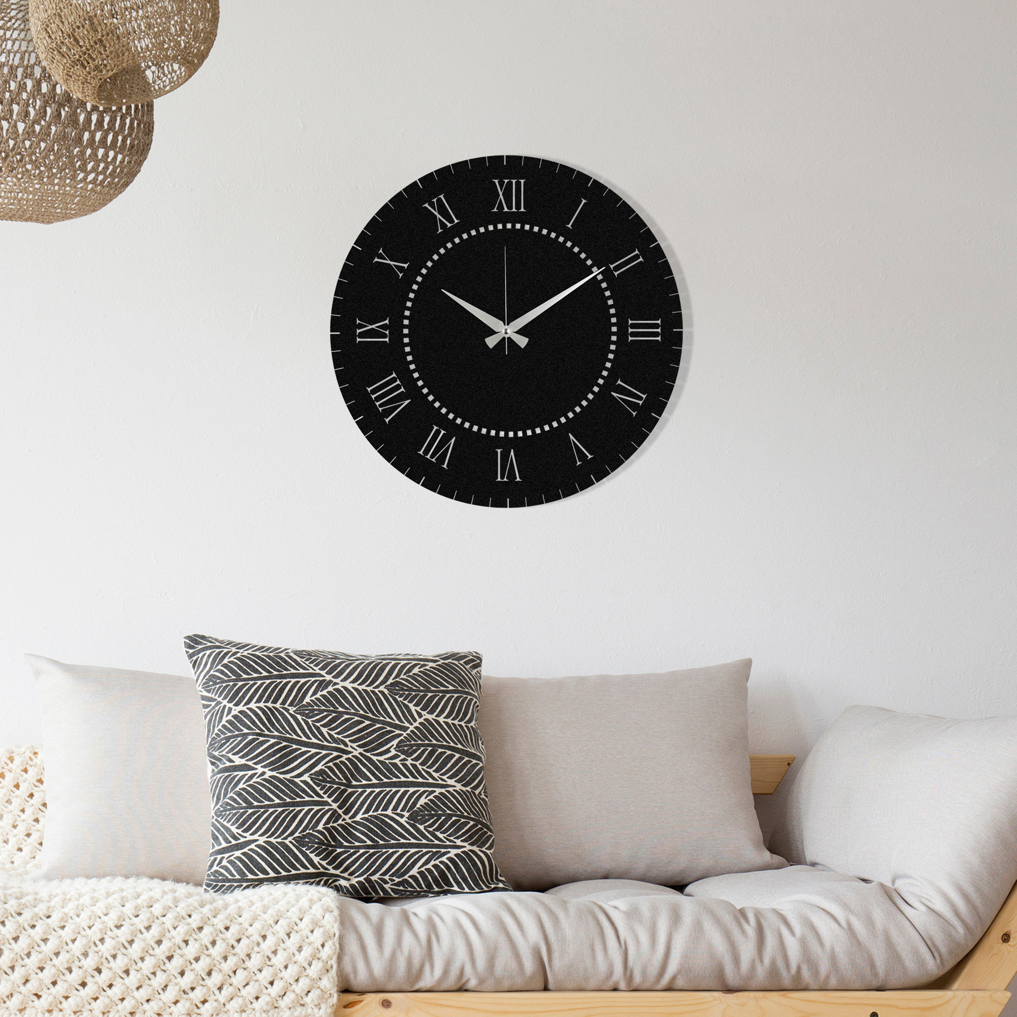 Horloge murale décorative en métal Seven Lovedecorative Wall addiction vista1