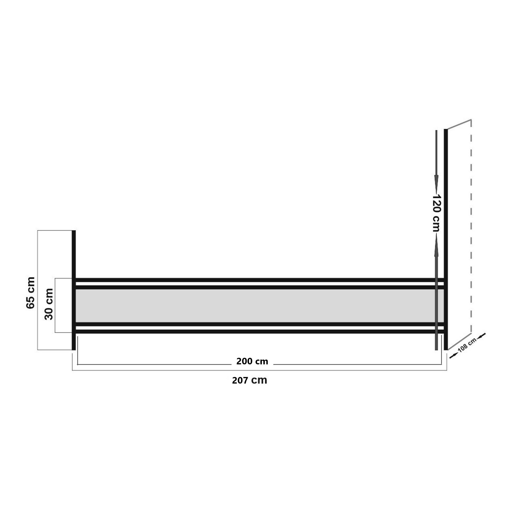 Cosmo Album delle foto Single Bedstead Deco design vista3