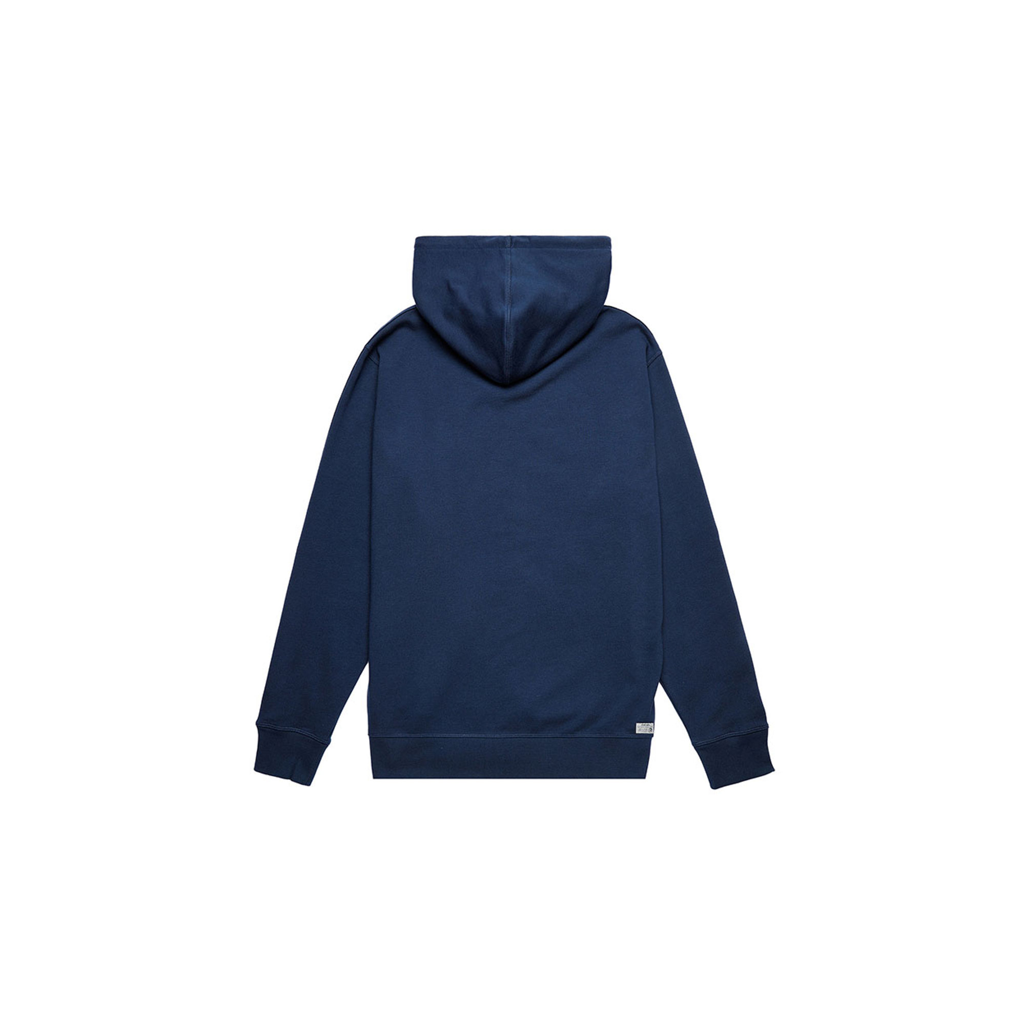 Felpa con cappuccio con fasce a maglia con logo blu Diesel  vista2