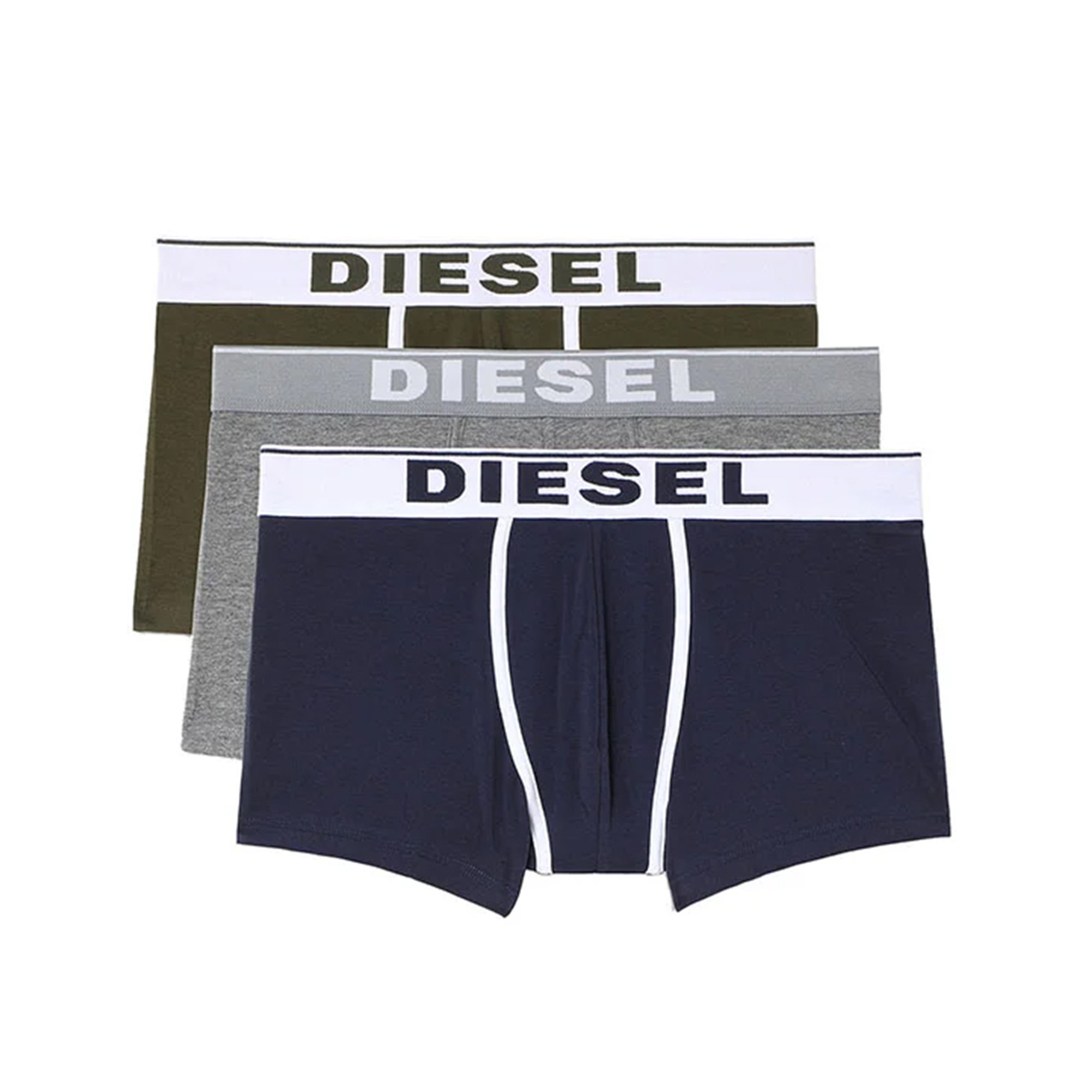 Confezione da tre boxer aderenti multicolor Diesel  vista0