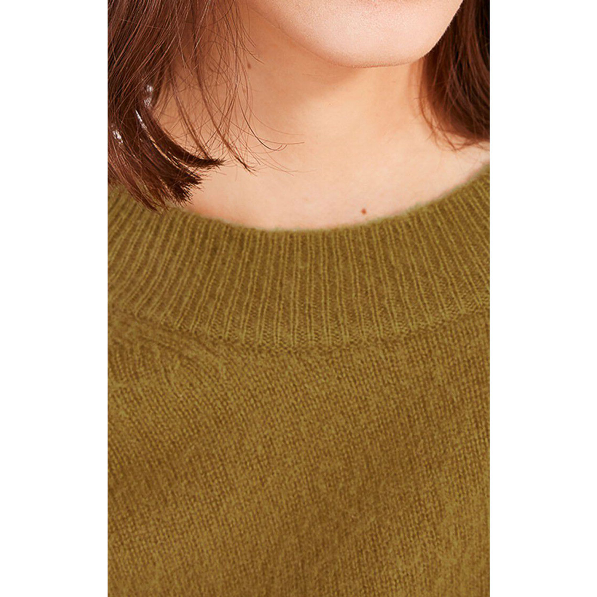 Maglione Debacity girocollo kaki American Vintage vista1