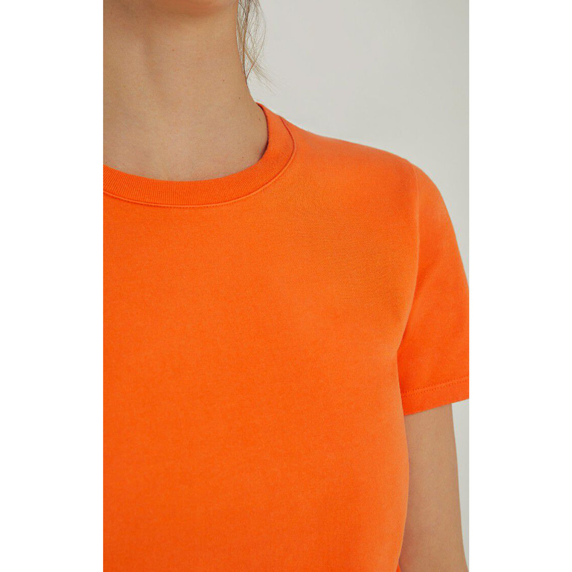 T-shirt girocollo arancione American Vintage vista2