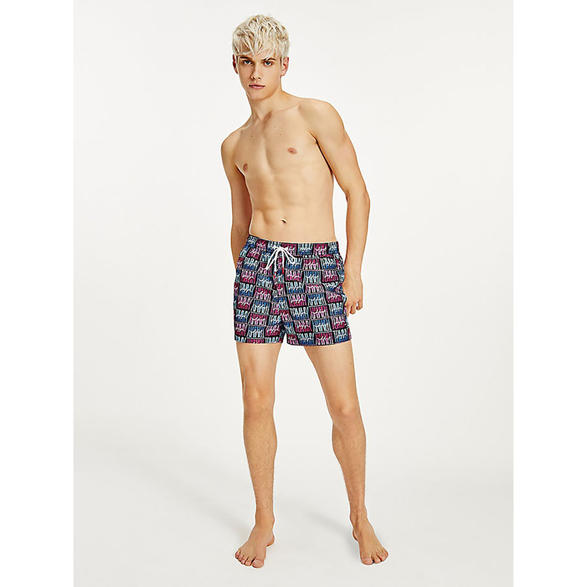 Costume shorts slim fit corto con loghi Tommy Hilfiger  vista0
