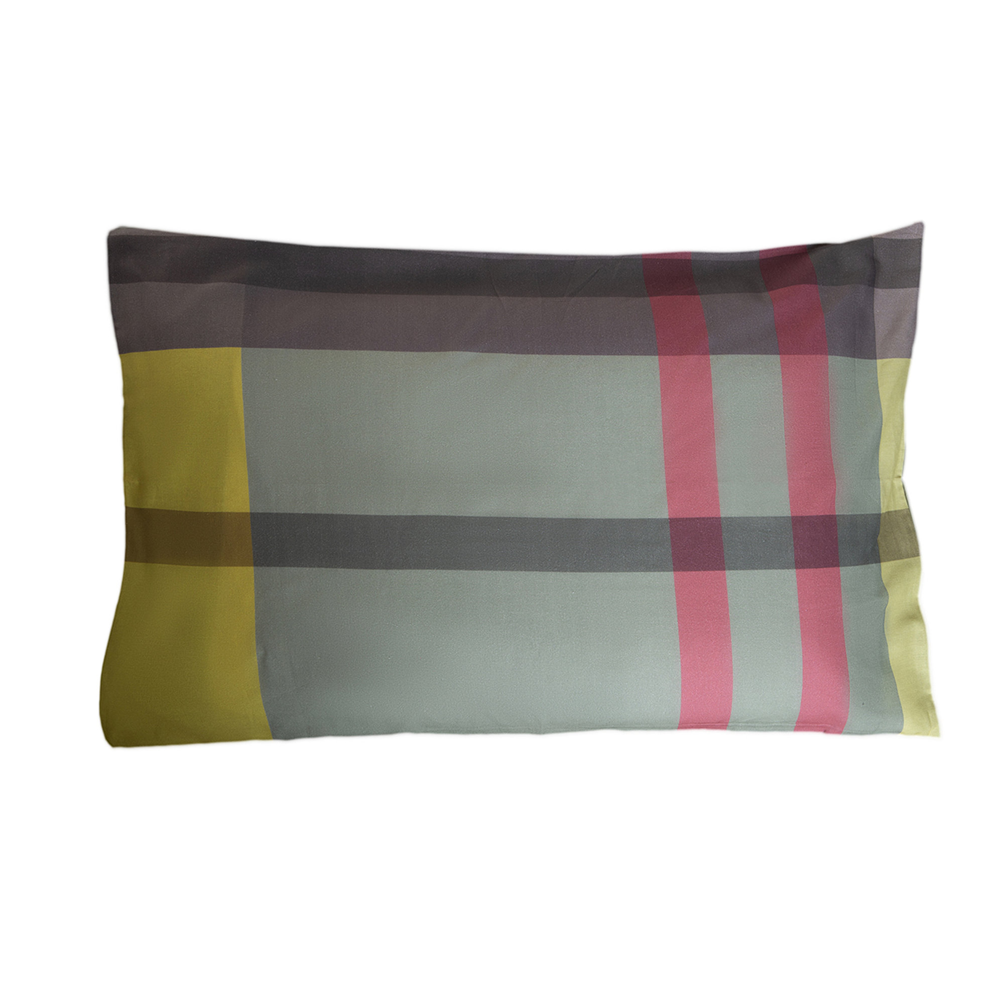 Completo letto effetto copriletto Tartan # 3 salvia _ piazza e mezza con 2 federe Passione tartan vista1