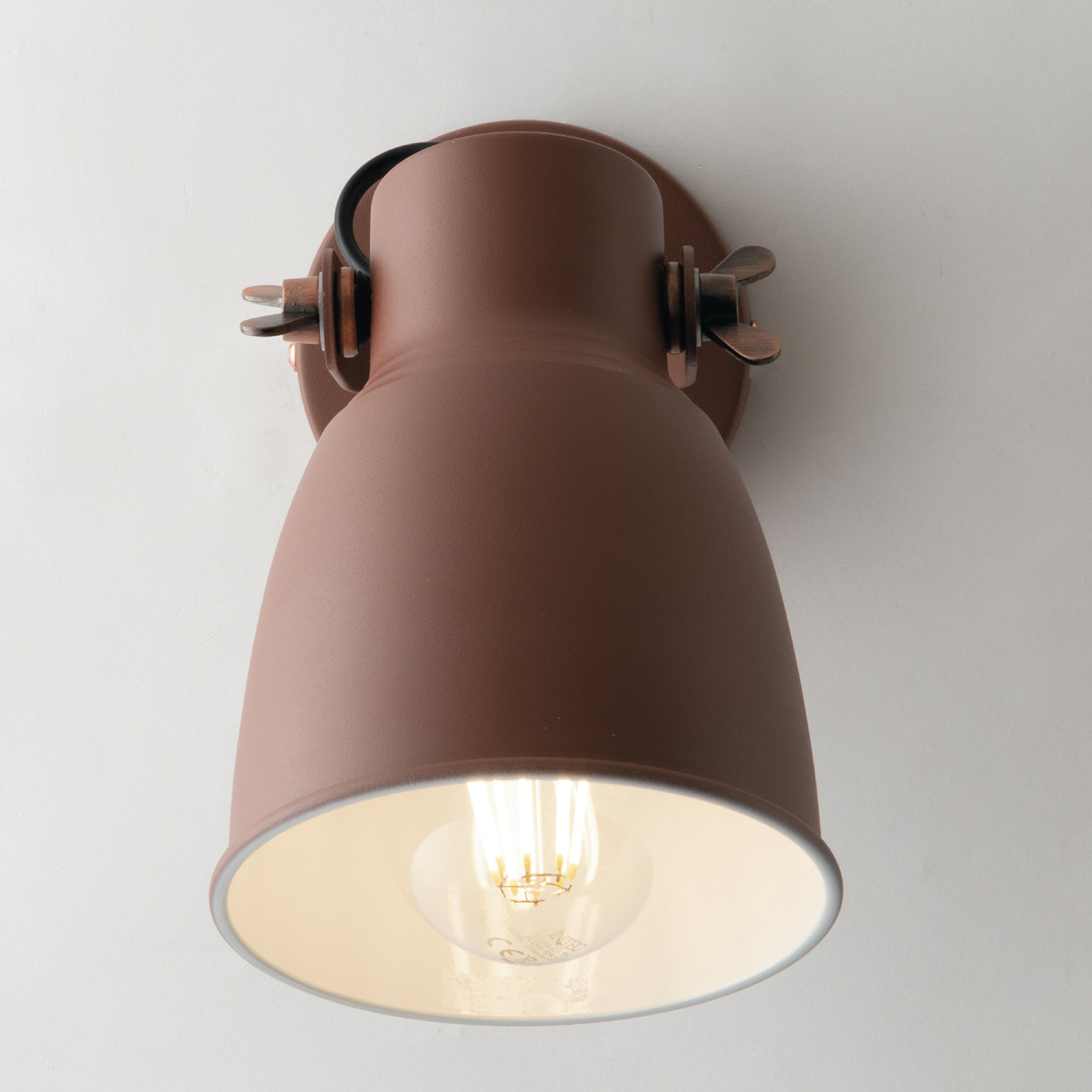 Legend Wandleuchte aus Cortenstahl 1xE27 Luce Ambiente e Design vista1