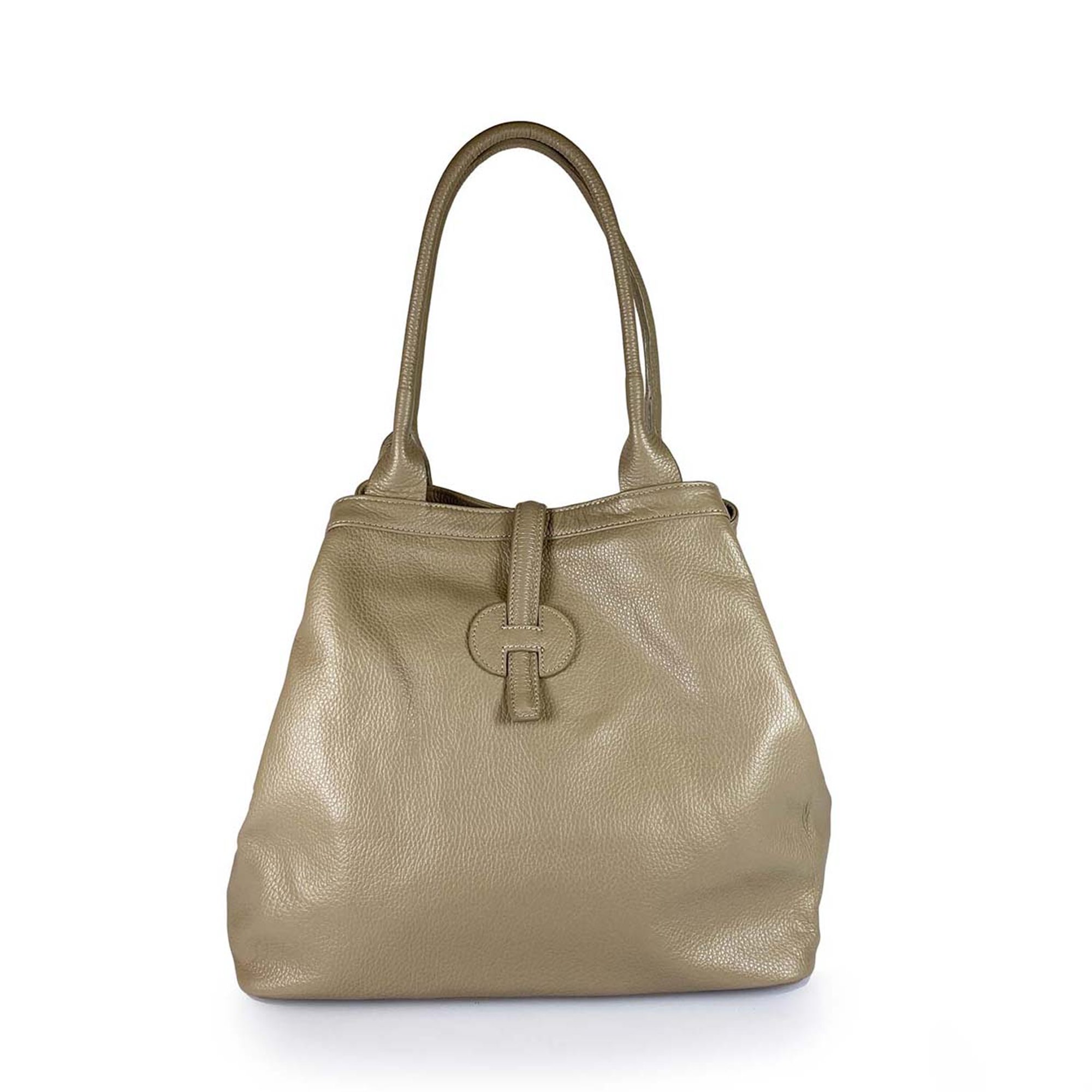 Borsa a tracolla con manici rigidi taupe Florence Bags vista0
