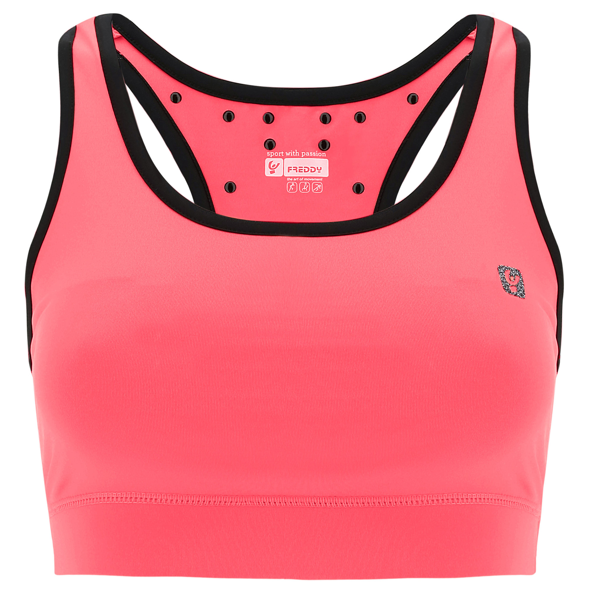 Freddy Top sportivo color corallo Freddy vista0