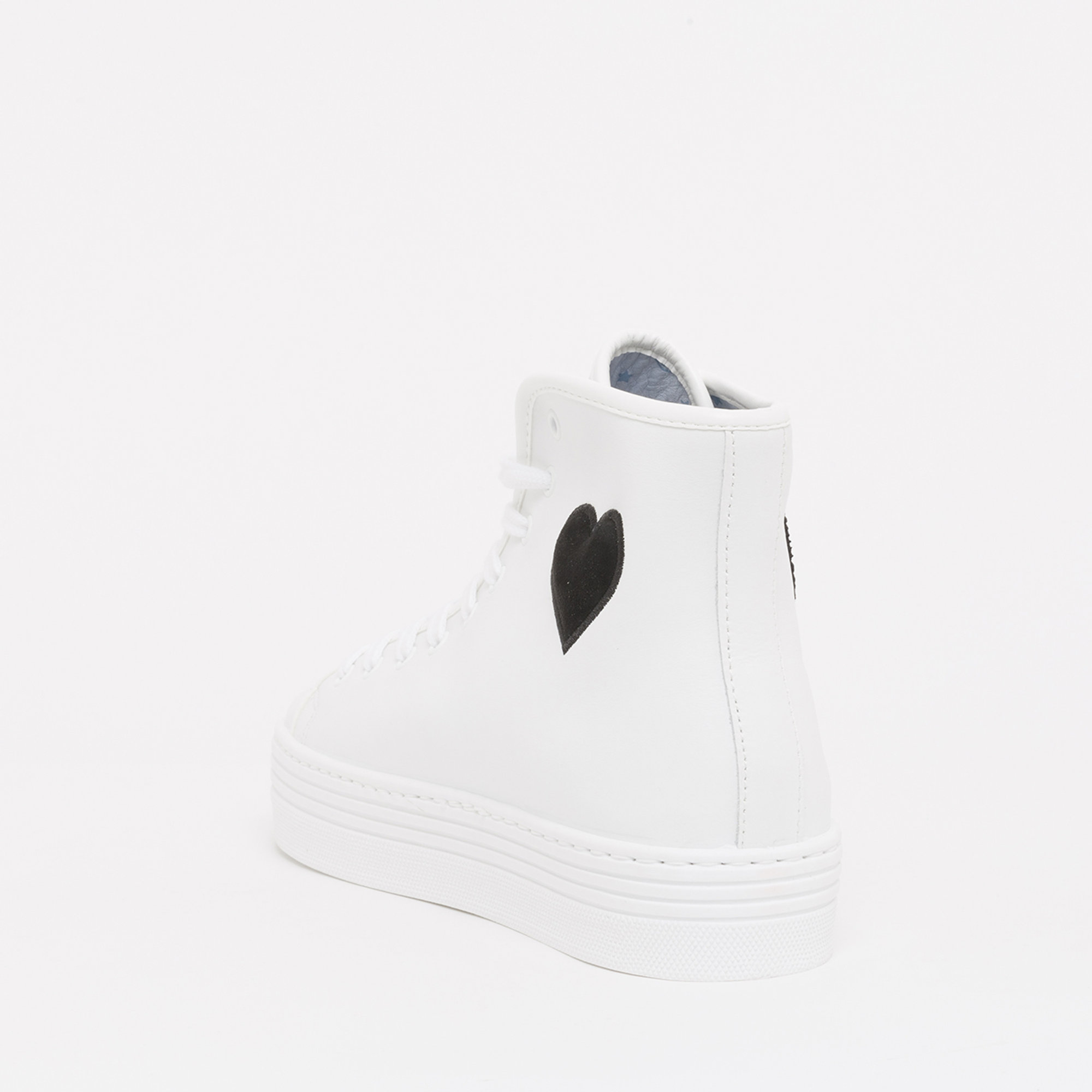 Sneakers alte Eyeheart bianche Chiara Ferragni  vista2