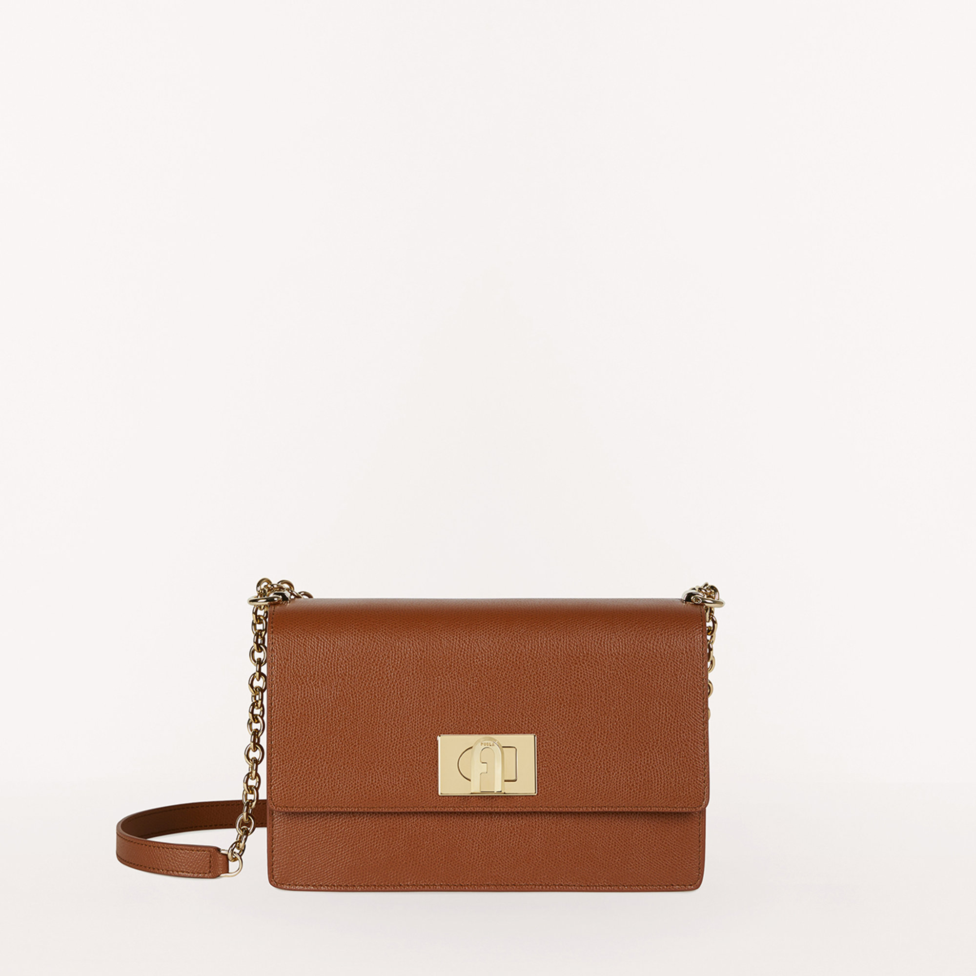 FURLA 1927 Borsa a tracolla S cognac Furla vista0
