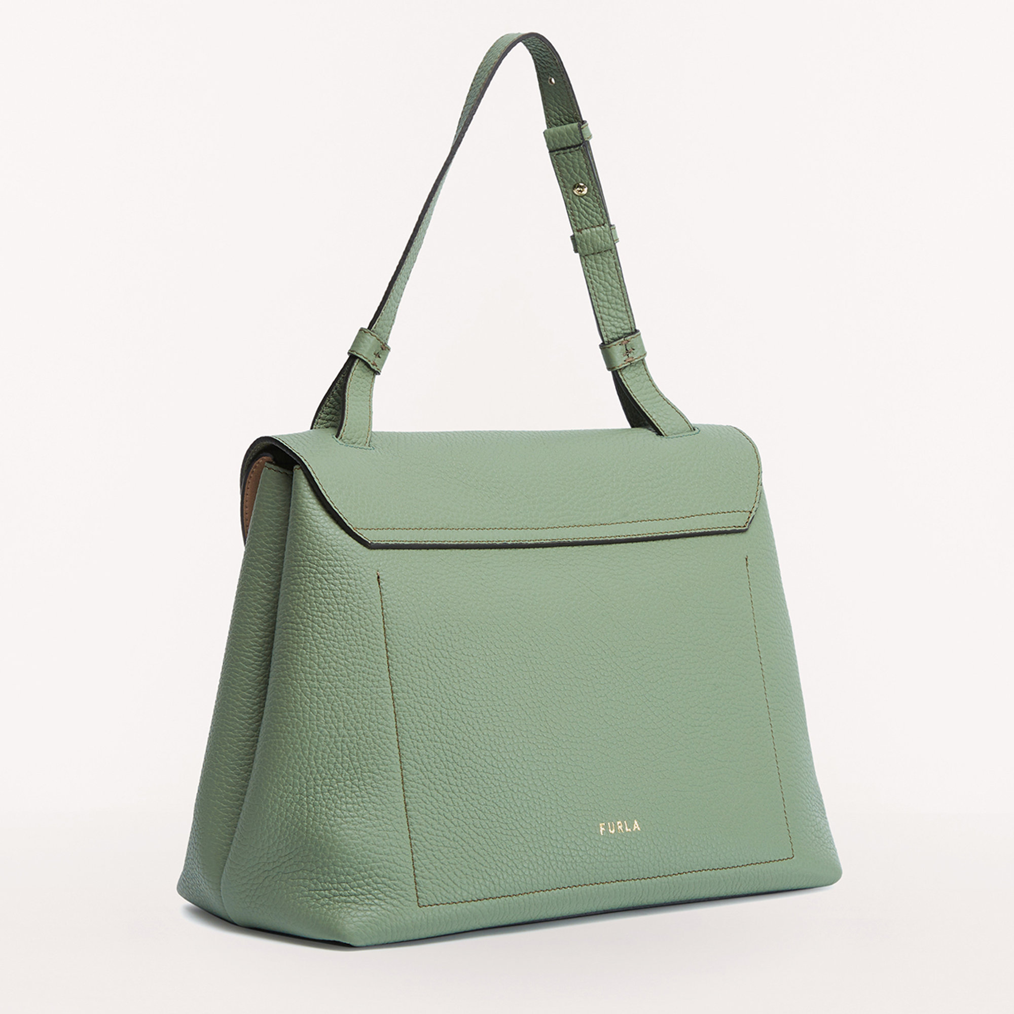 FURLA PRIMULA Borsa a mano L, olivo Furla vista1