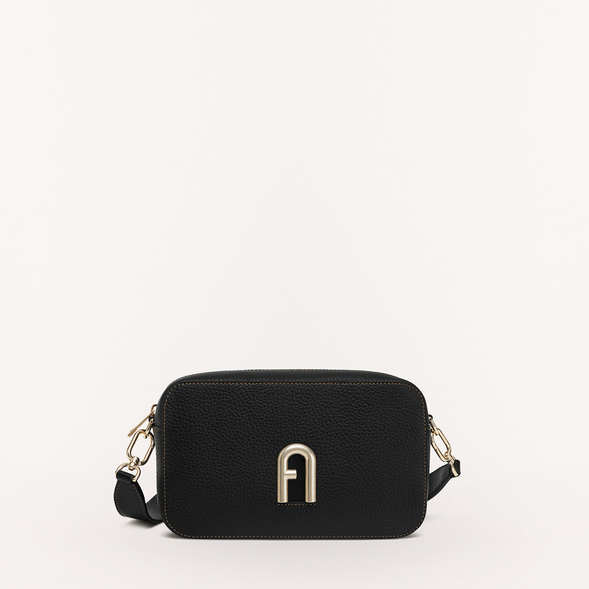 FURLA PRIMULA S Borsa a tracolla nera Furla vista0