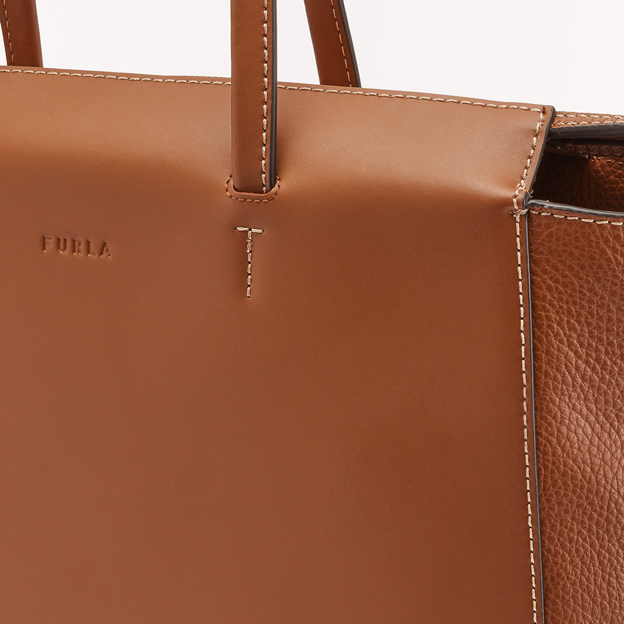 FURLA REGINA Shopping L cognac Furla vista5