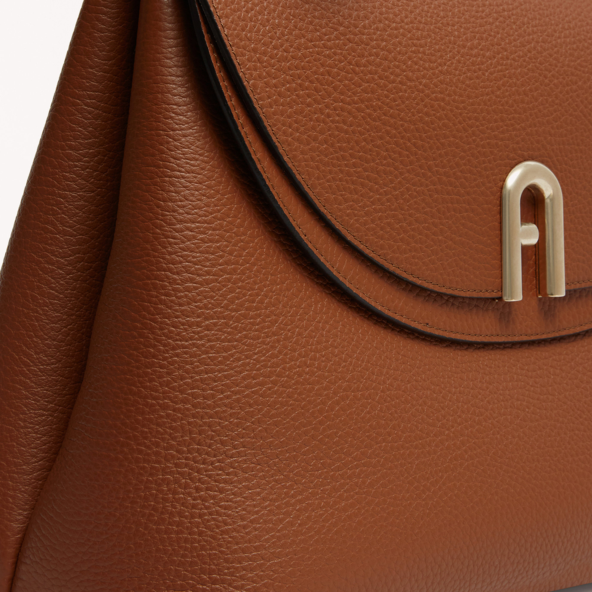 FURLA PRIMULA L Borsa a mano cognac Furla vista3