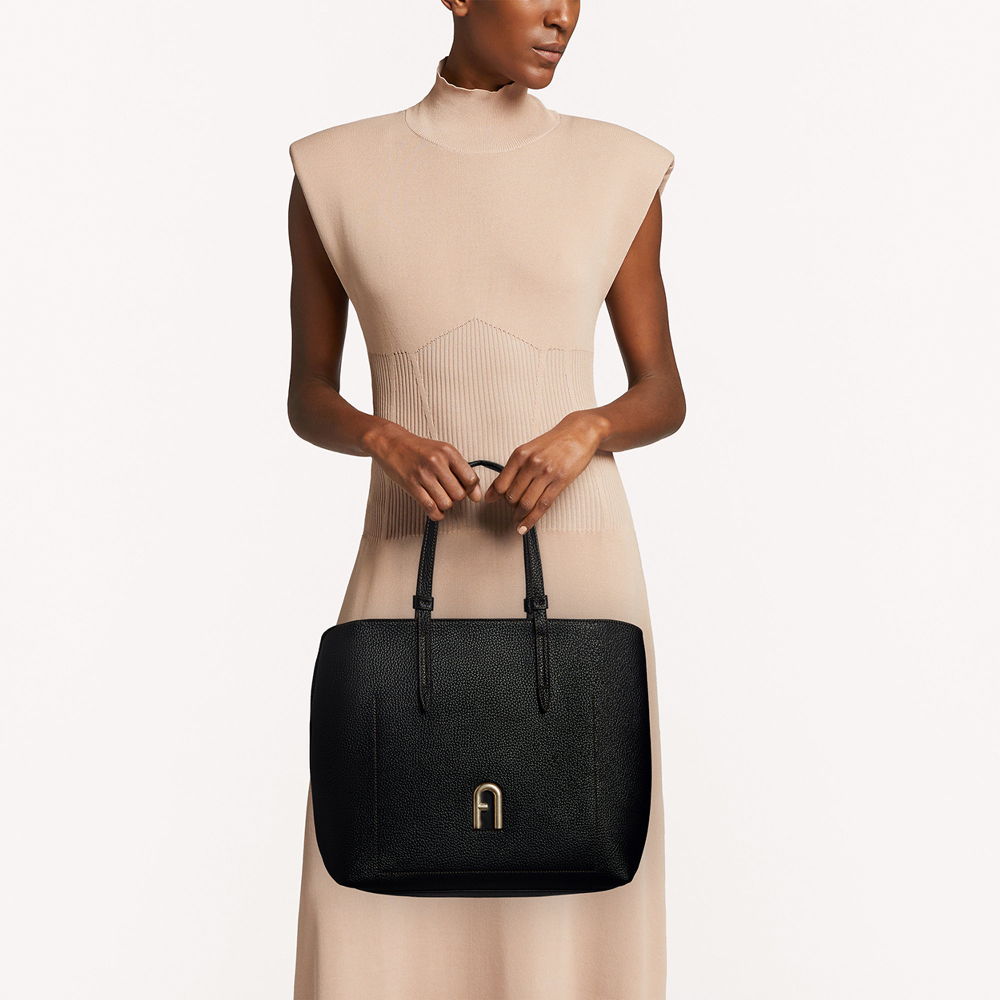 FURLA PRIMULA Shopping L nero Furla vista5