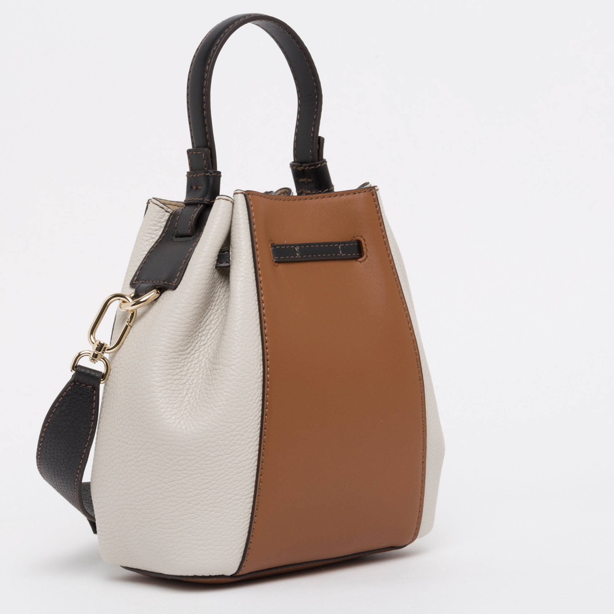 FURLA MIASTELLA MINI SECCHIELLO ulivo+perla e+cognac  Furla vista1