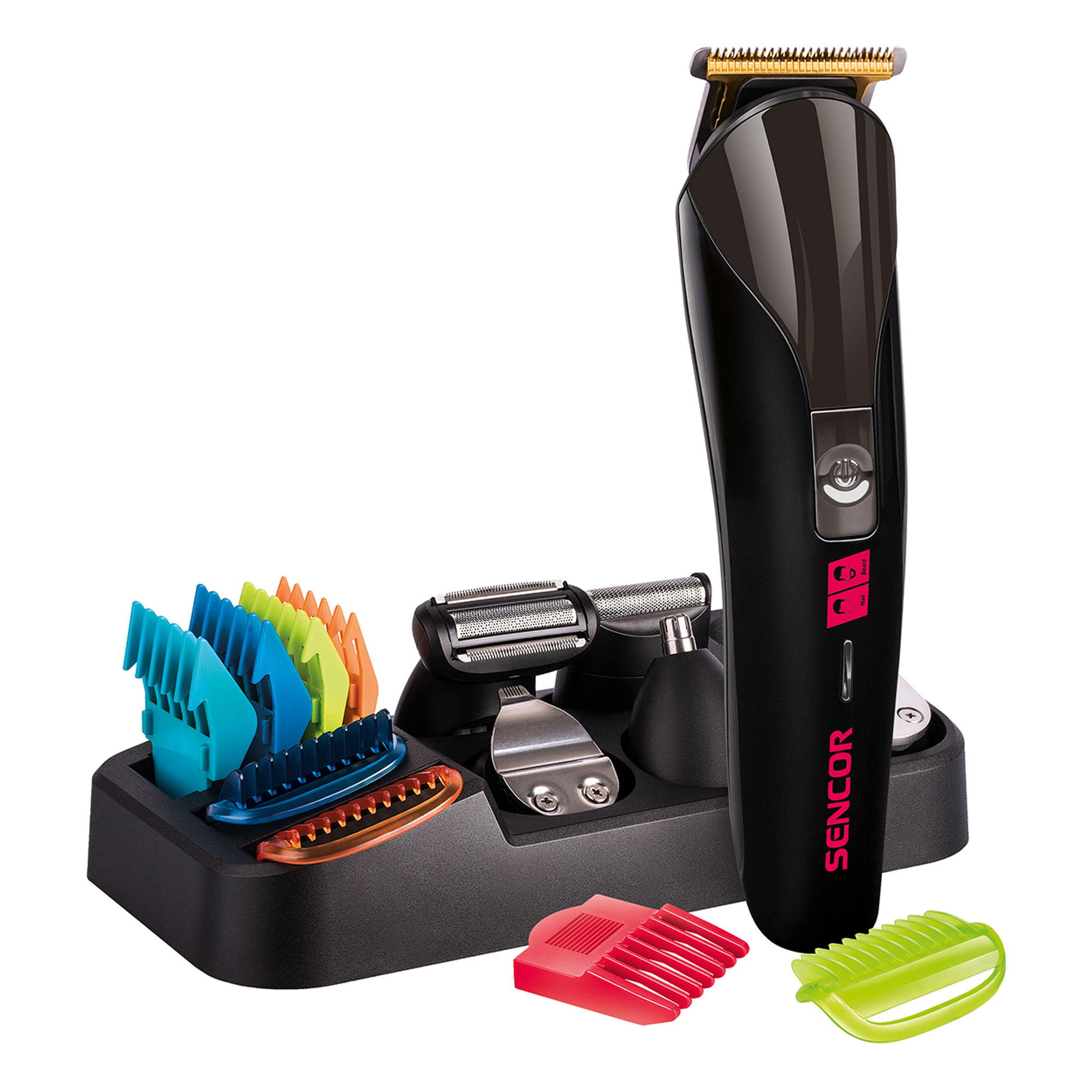 Set multifunzione tagliacapelli/regolabarba SHP 7411BK, nero Sencor vista0