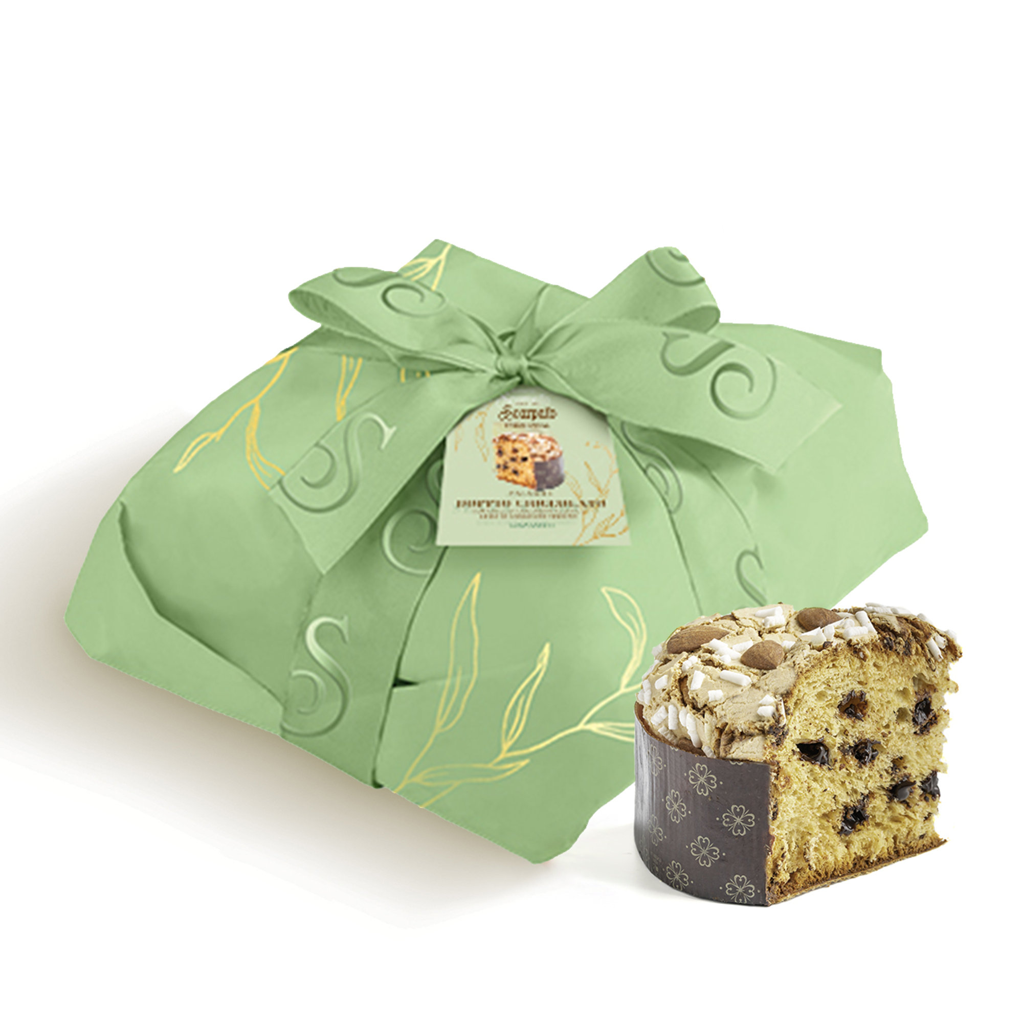 Colomba med två choklader 1kg Scarpato vista0