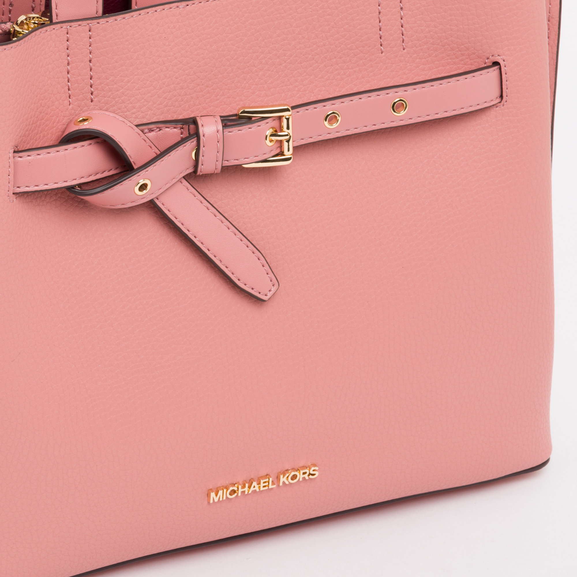 Michael Kors Borsa Emilia in pelle rosa Michael Kors vista2