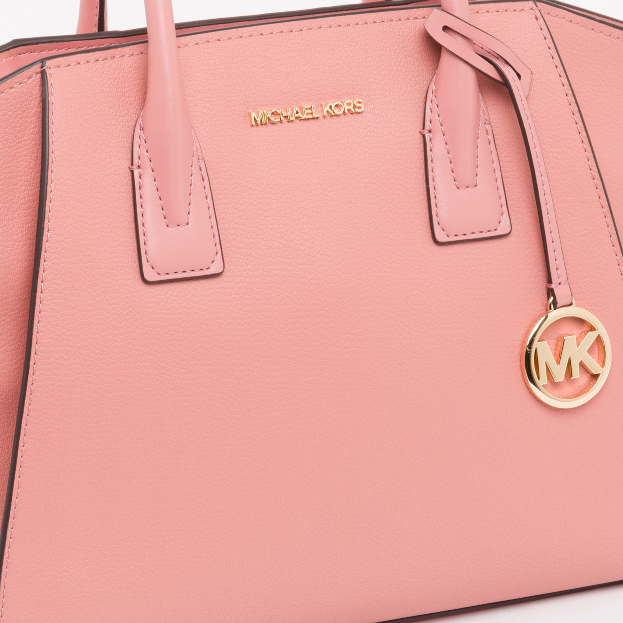 Michael Kors Borsa Avril in pelle rosa Michael Kors vista2