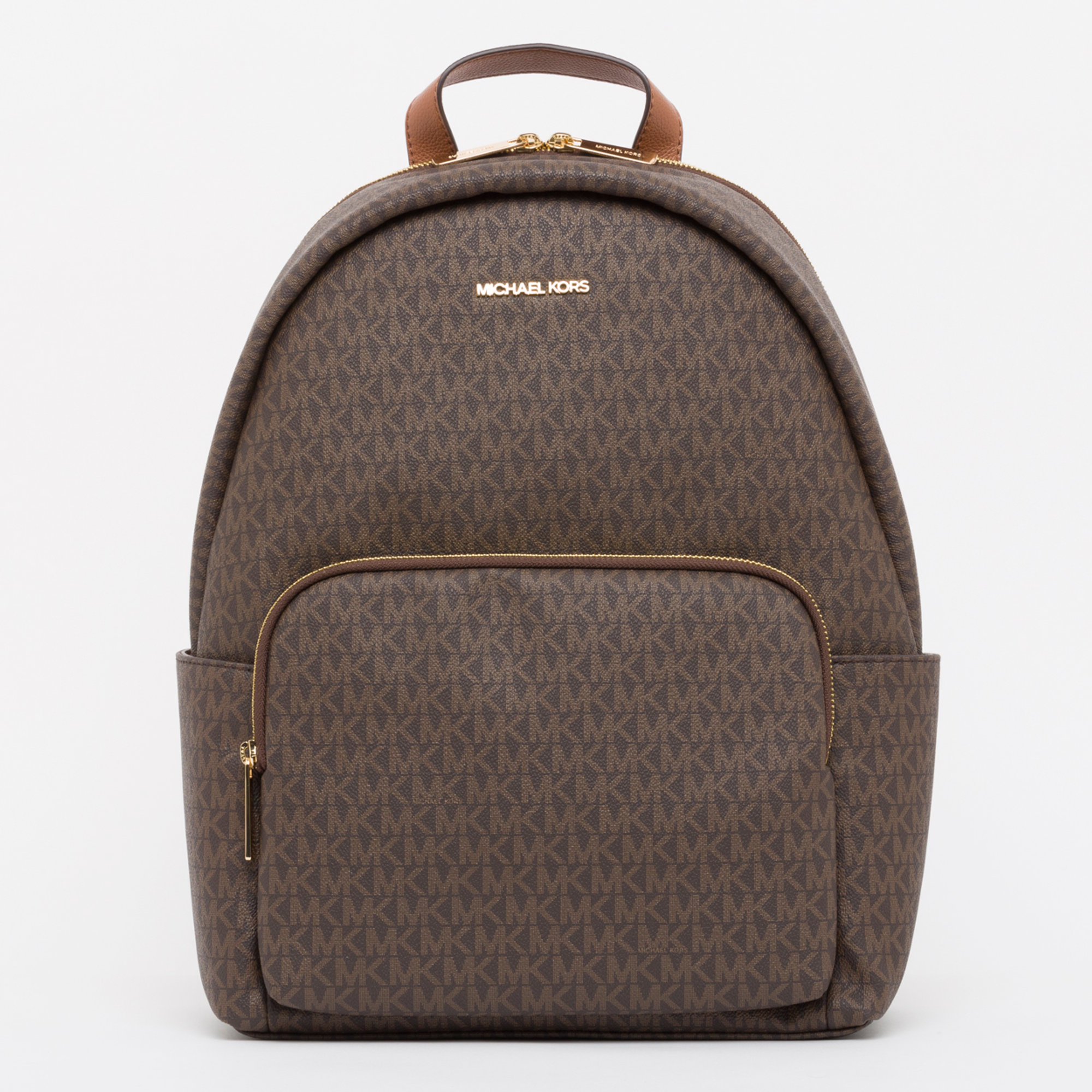 Michael Kors Zaino Erin large stampa logo marrone Michael Kors vista0