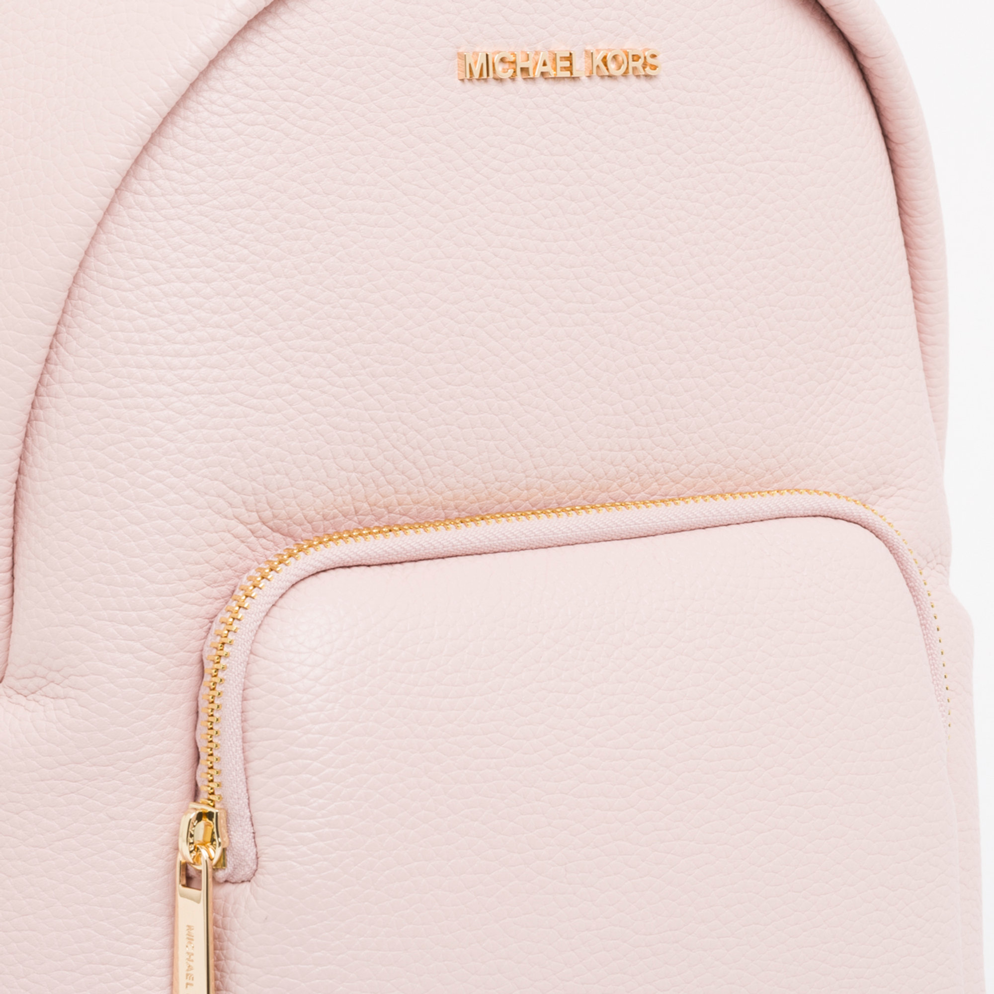 Michael Kors Zaino Erin in pelle rosa cipria Michael Kors vista2