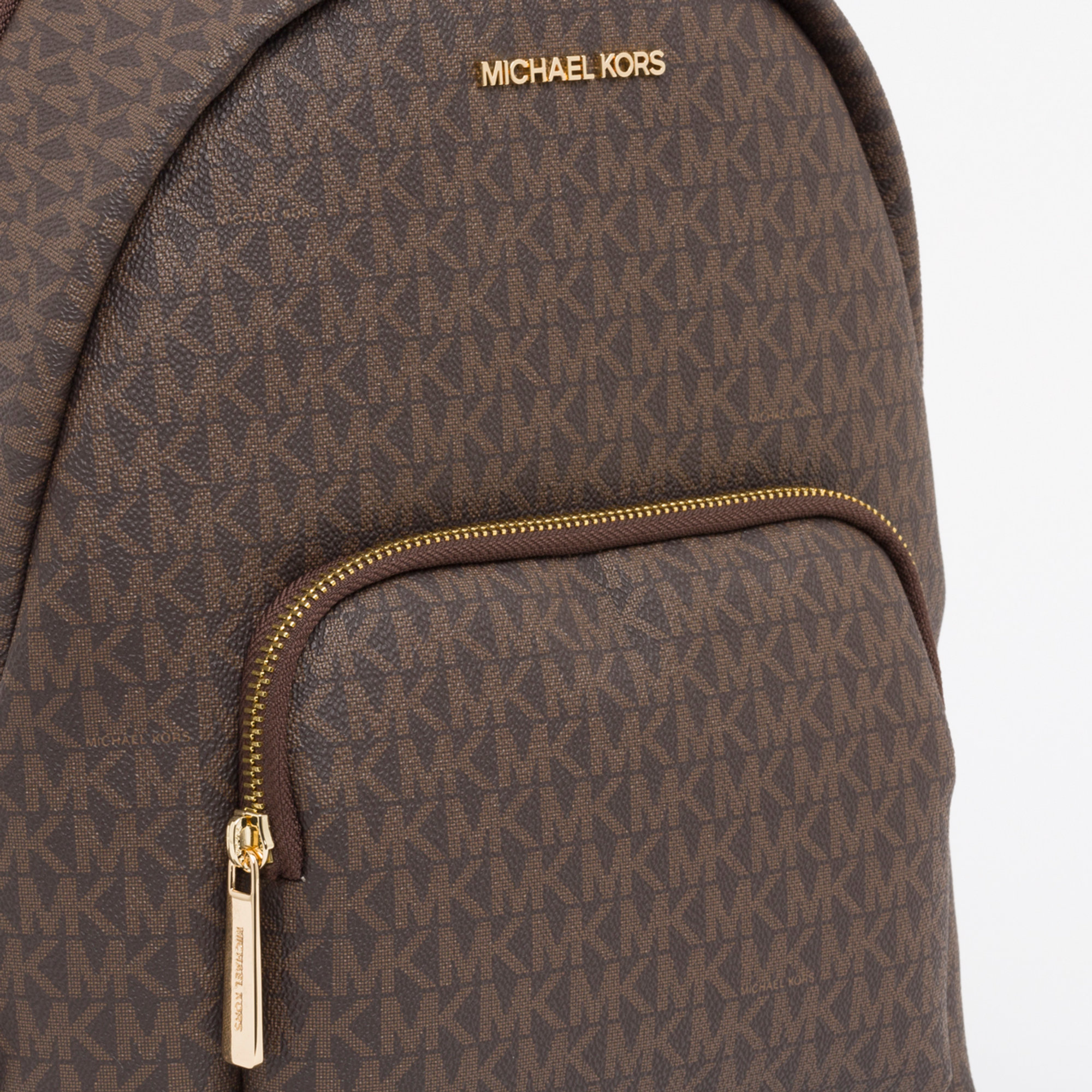 Michael Kors Zaino Erin stampa logo marrone Michael Kors vista2