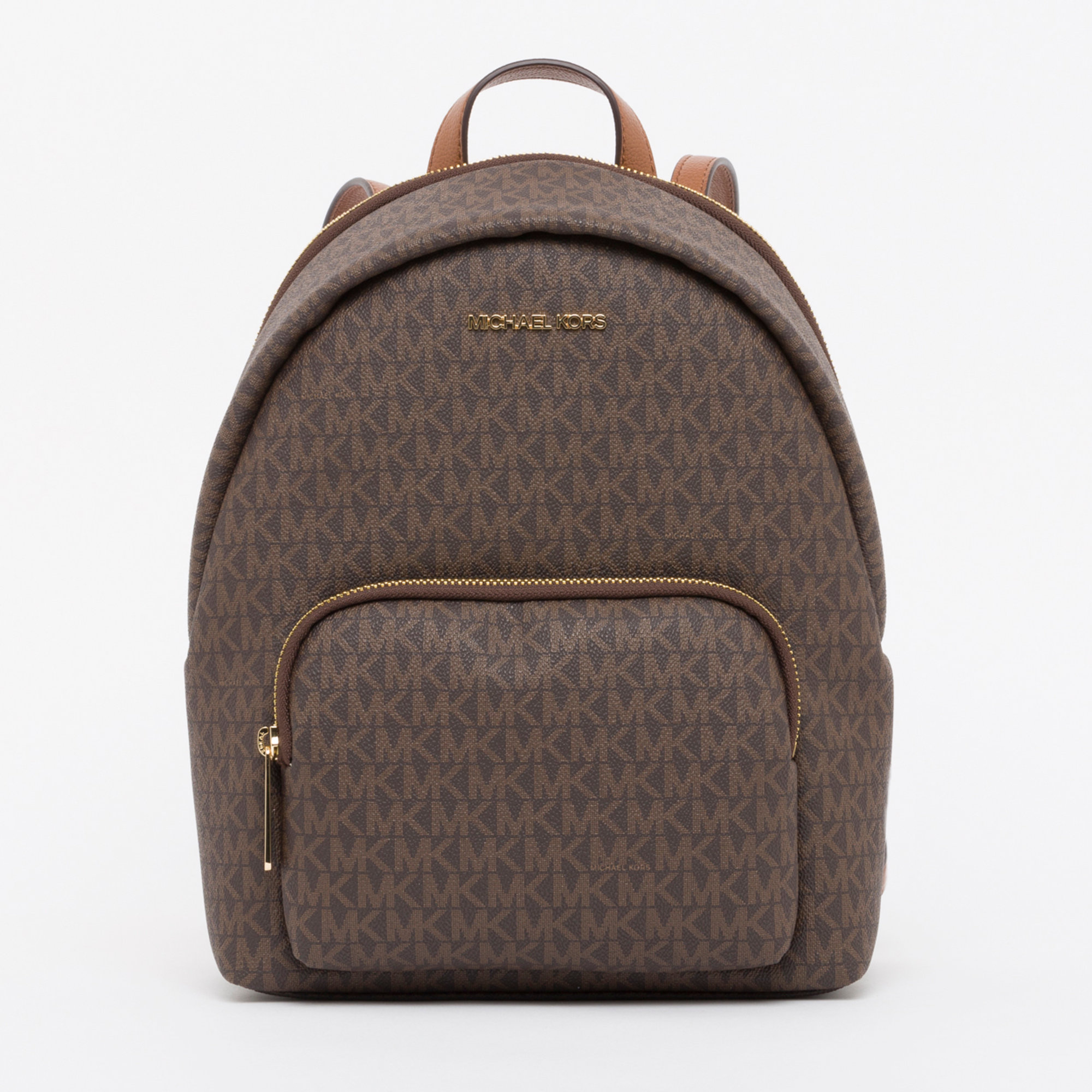 Michael Kors Zaino Erin stampa logo marrone Michael Kors vista0