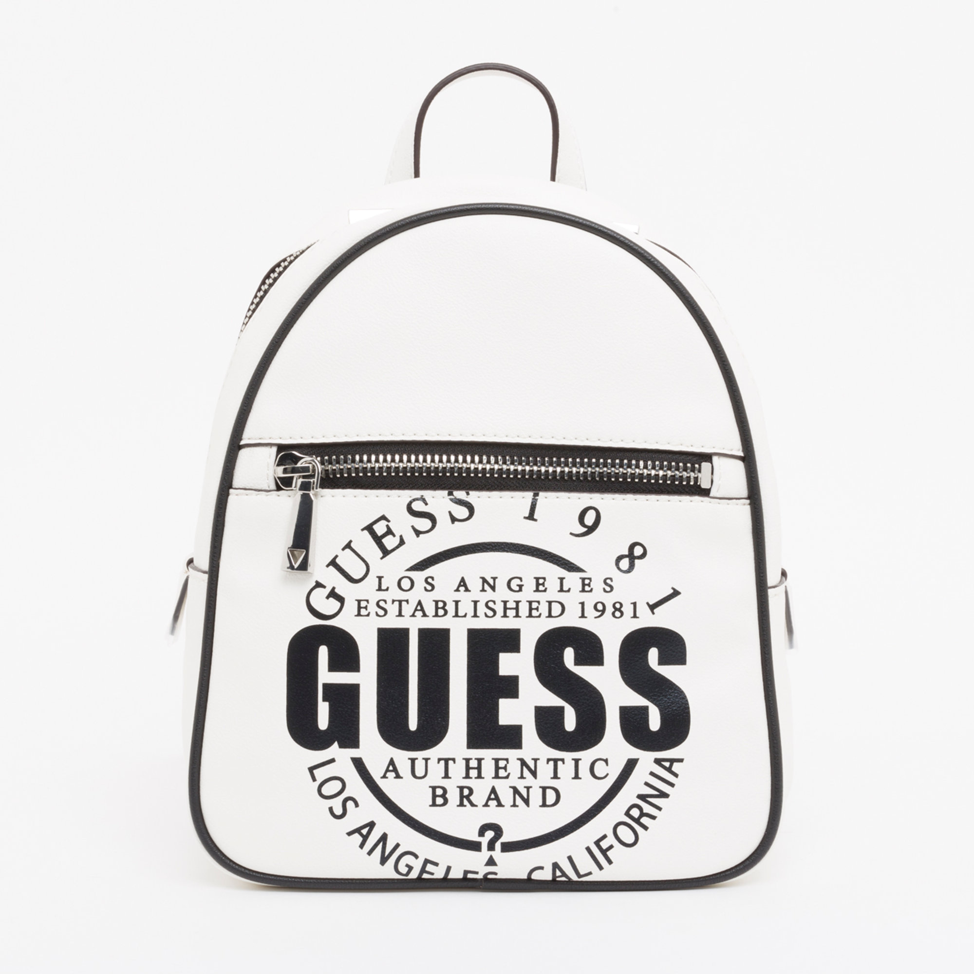 Zaino Guess con stampa logo frontale bianca Guess  vista0