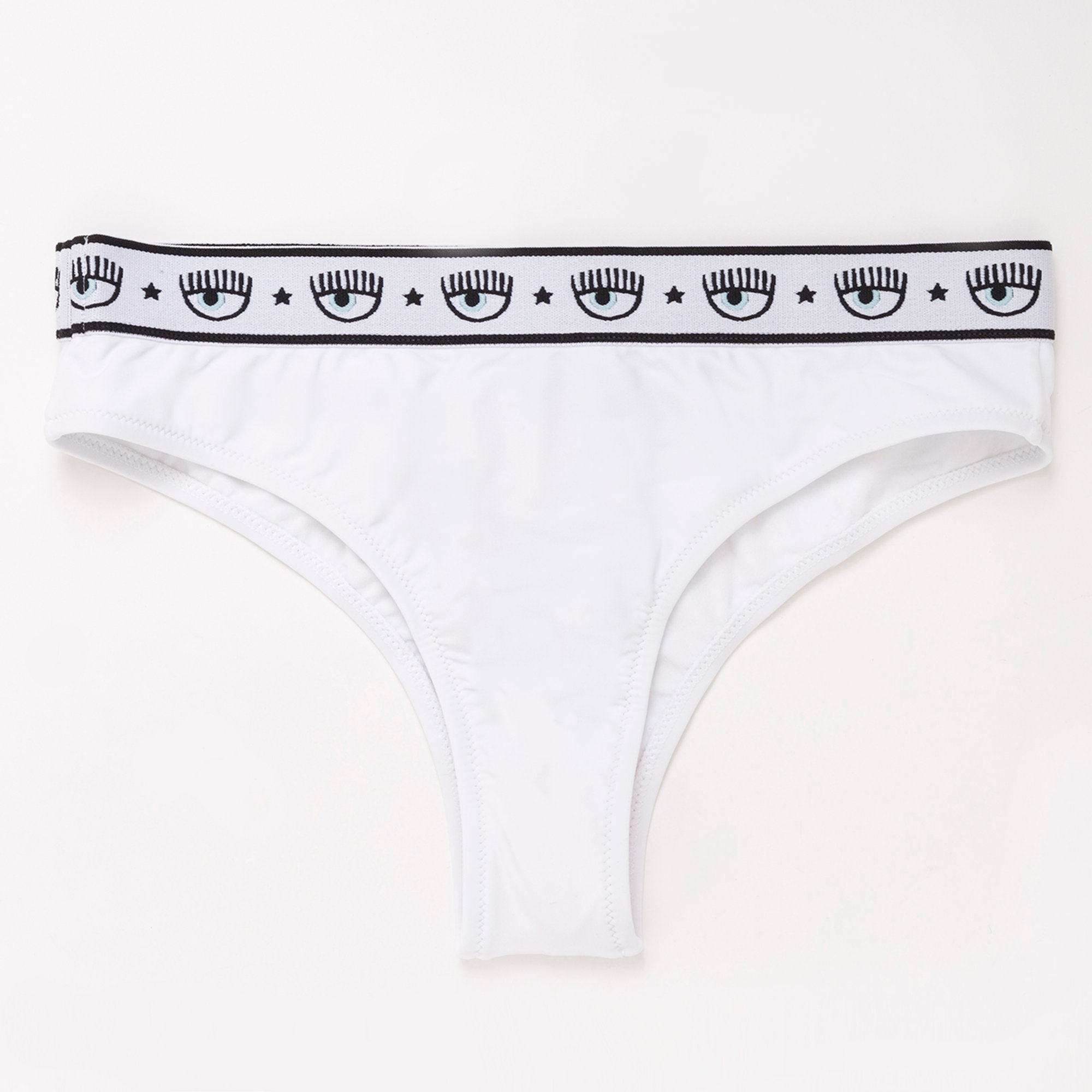 Chiara Ferragni slip bikini Maxi Logomania bianco Chiara Ferragni  vista6