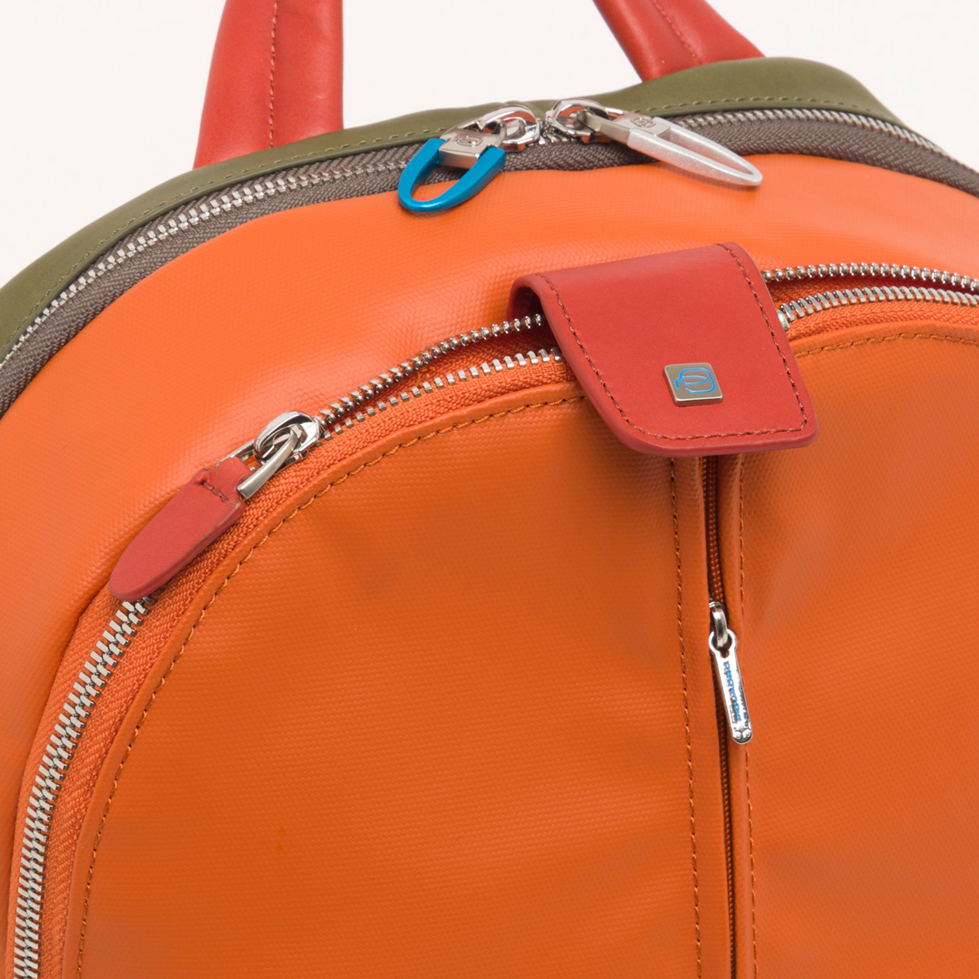 Piquadro Zaino espandibile porta PC con porta  iPad®Pro/Air arancione Piquadro vista2