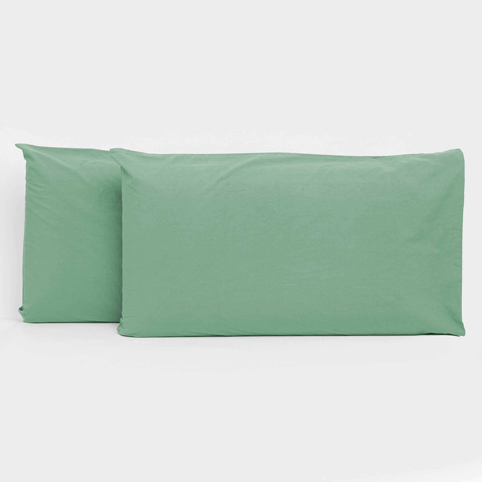 Completo letto matrimoniale Siena - no stiro, verde Creole vista1