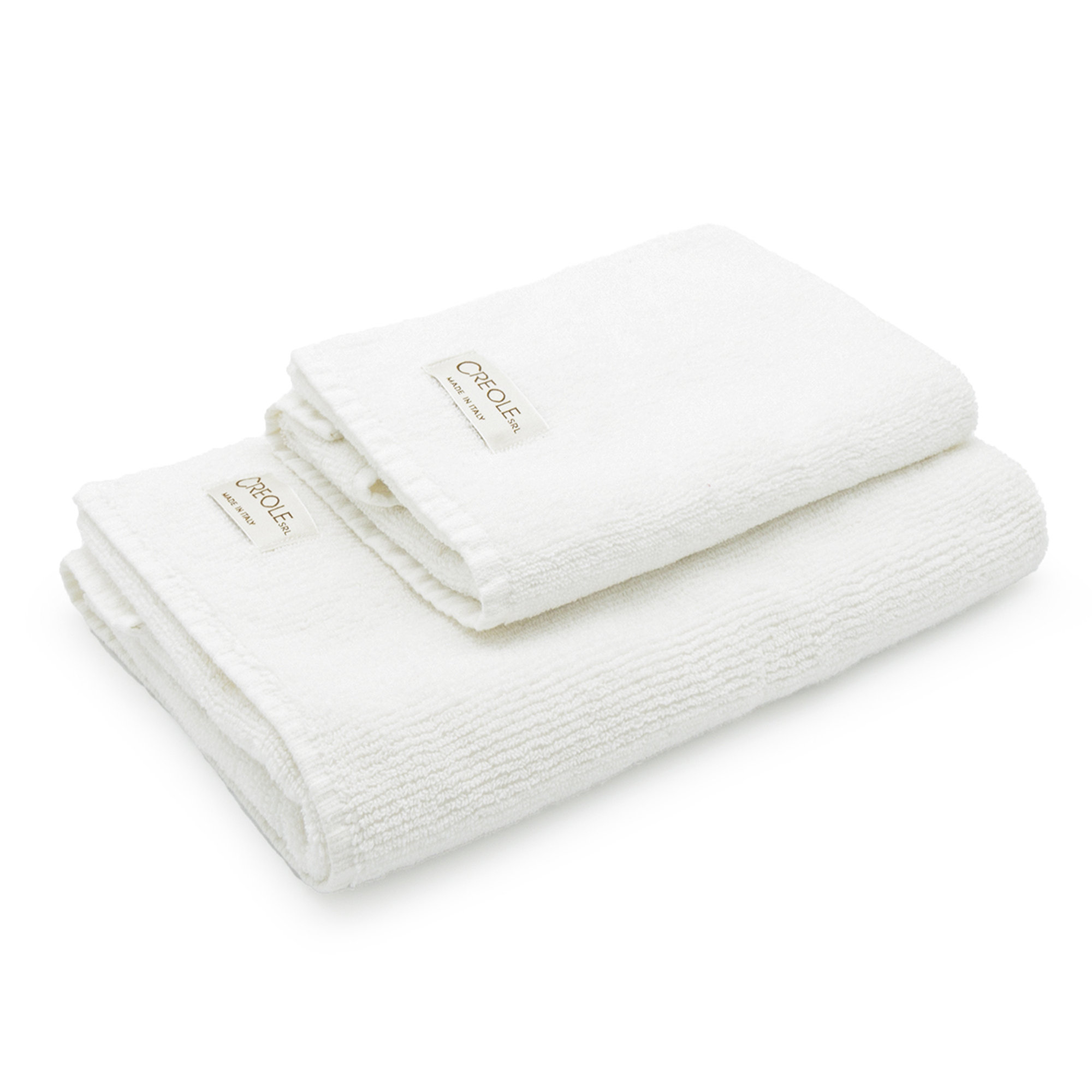 Set asciugamani Elisir (1 asciugamano viso + 1 asciugamano ospite), bianco Creole vista0
