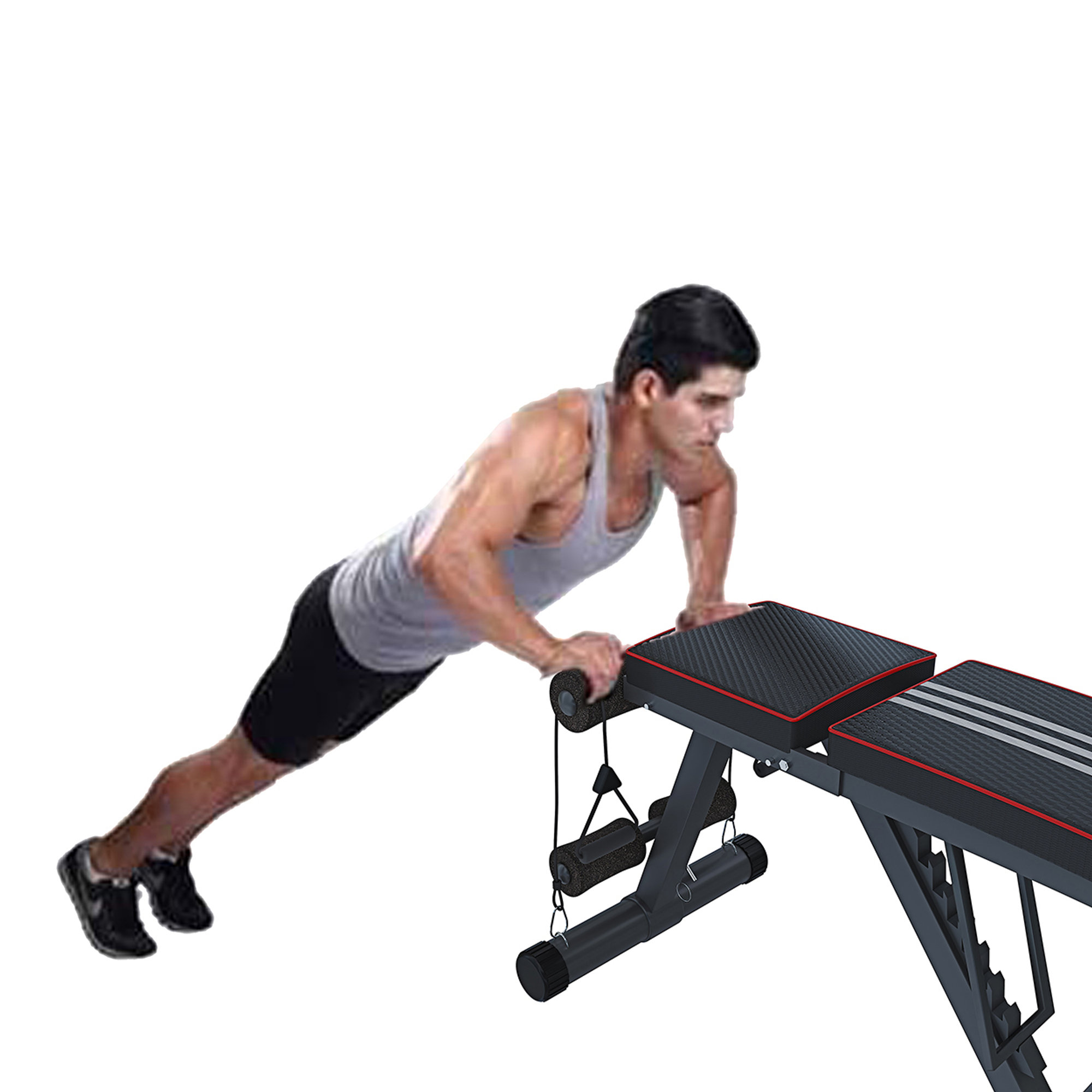 Banc de musculation réglable multifonctions Brampton Sport at home vista7