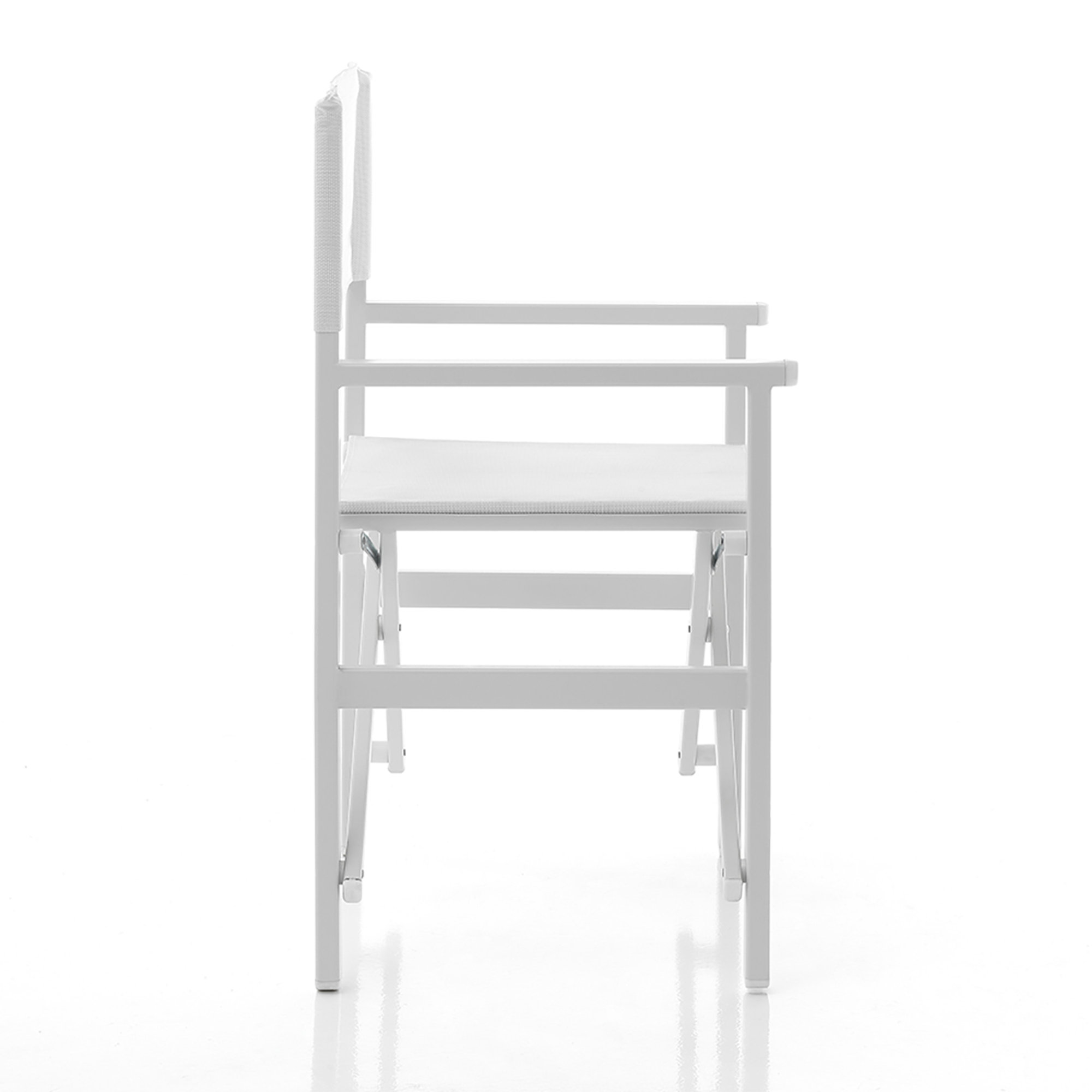 Silla plegable de director MILOS, blanca Tomasucci Outdoor vista1