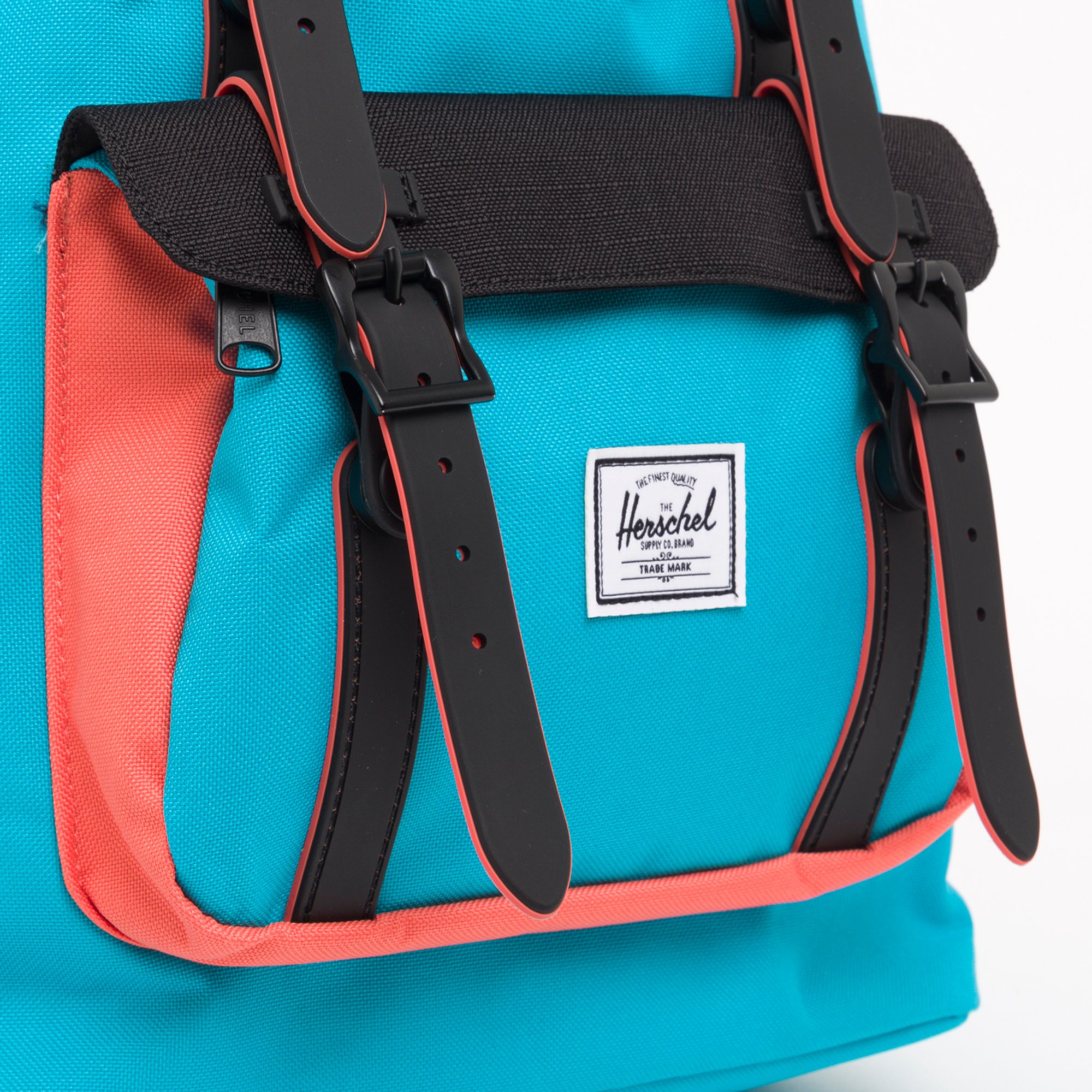 Herschel zaino Little America volume medio color block Herschel  vista2