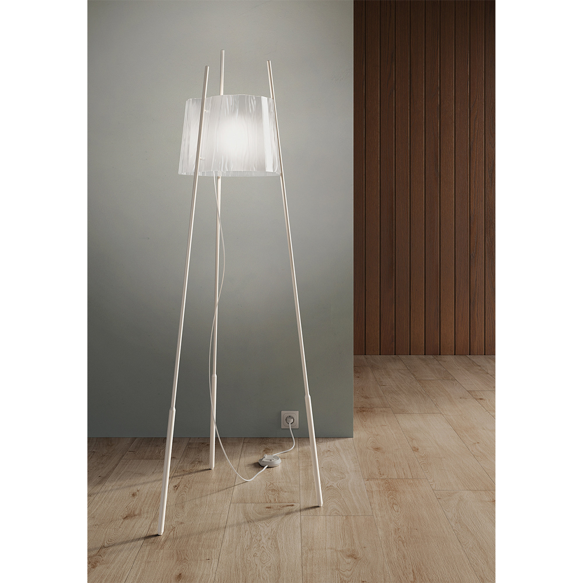 Lampada da terra TYLA, bianco KDLN vista1