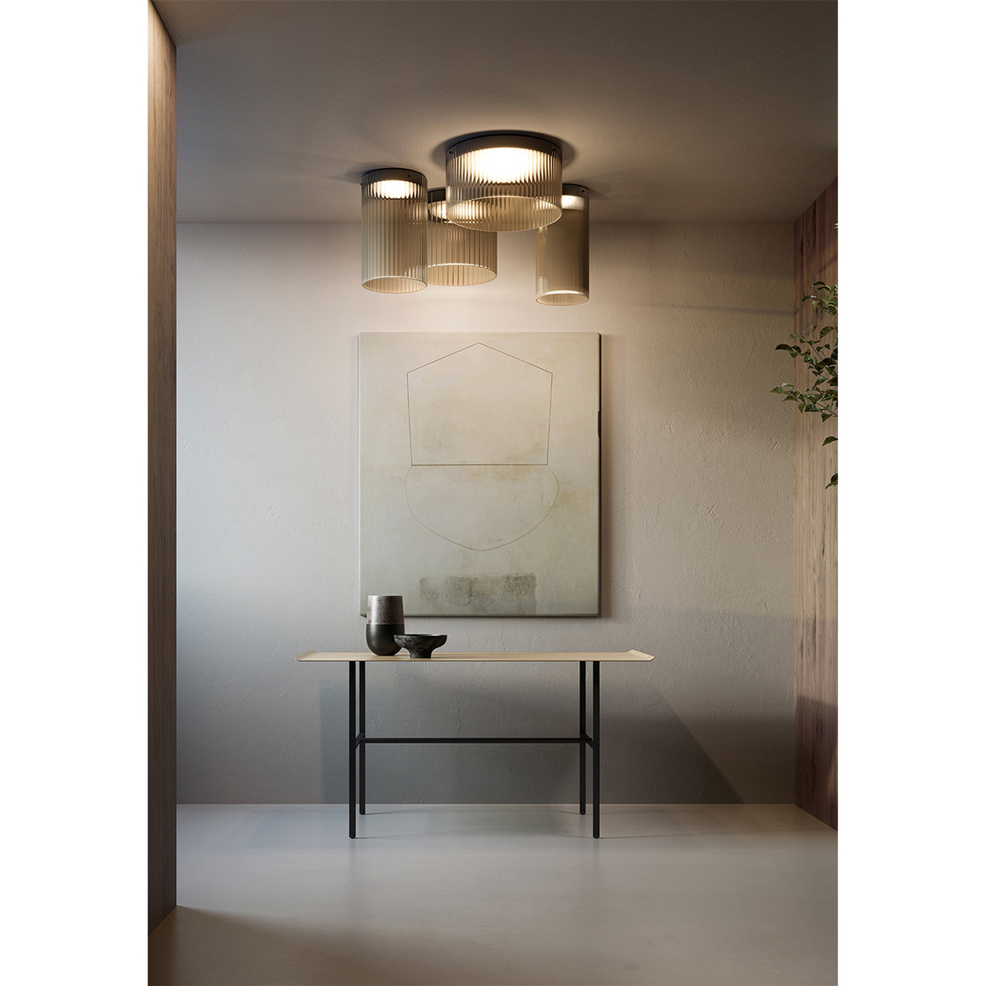 Suspension GIASS 40, gris fumée KDLN vista1
