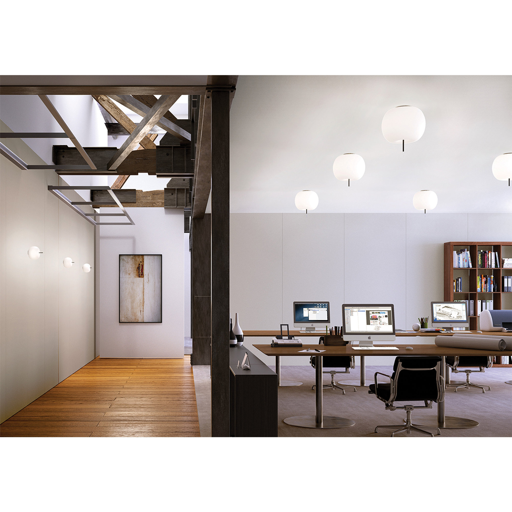 Deckenleuchte KUSHI 33 CEILING, Kupfer KDLN vista2