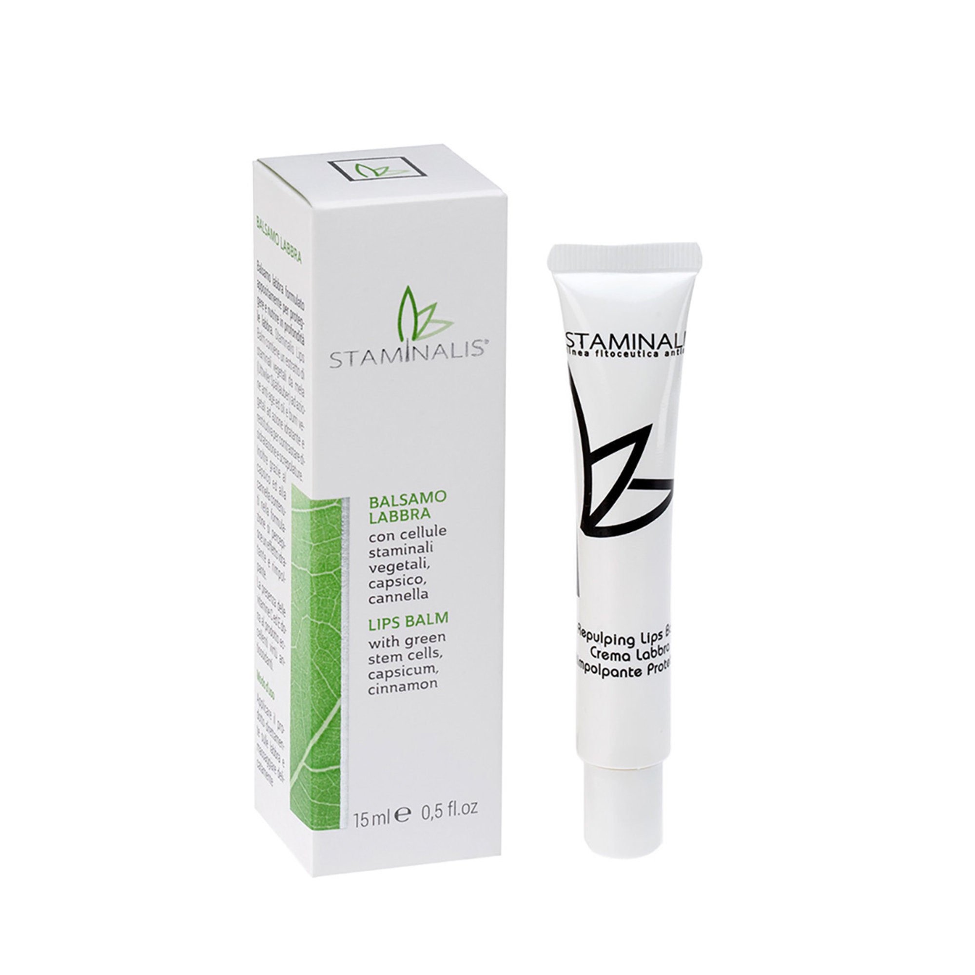 Balsamo labbra con cellule staminali 15 ml Staminalis vista0